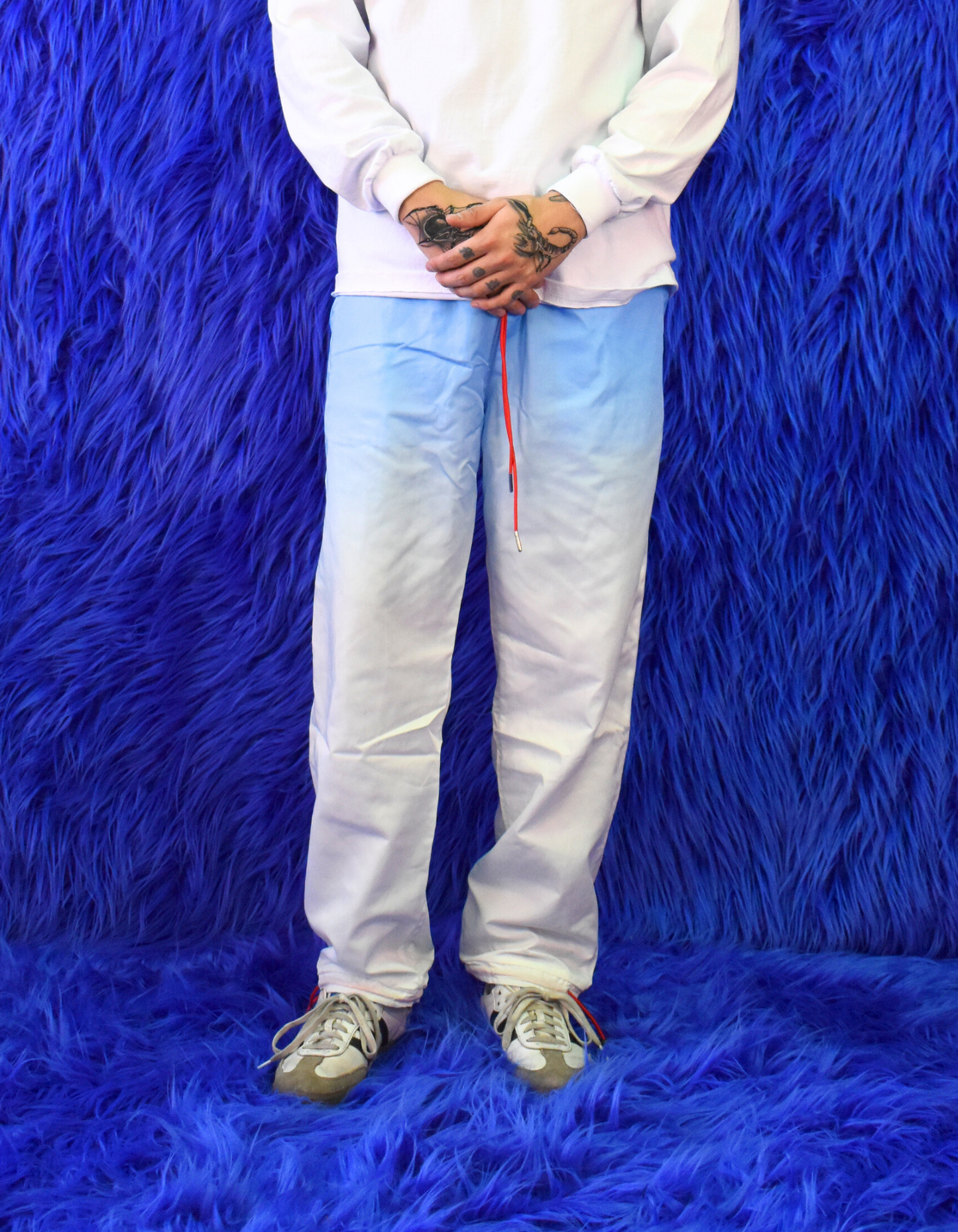 Blue Slushy Jogger Pants
