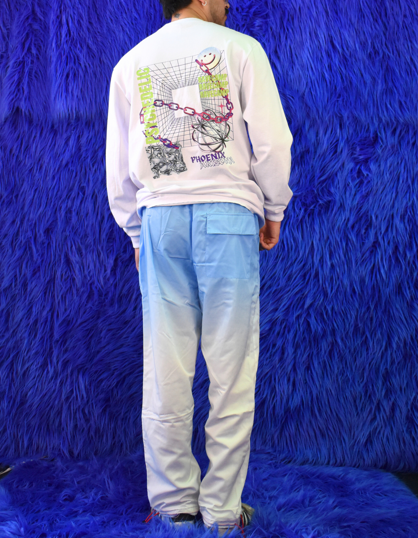 Blue Slushy Jogger Pants