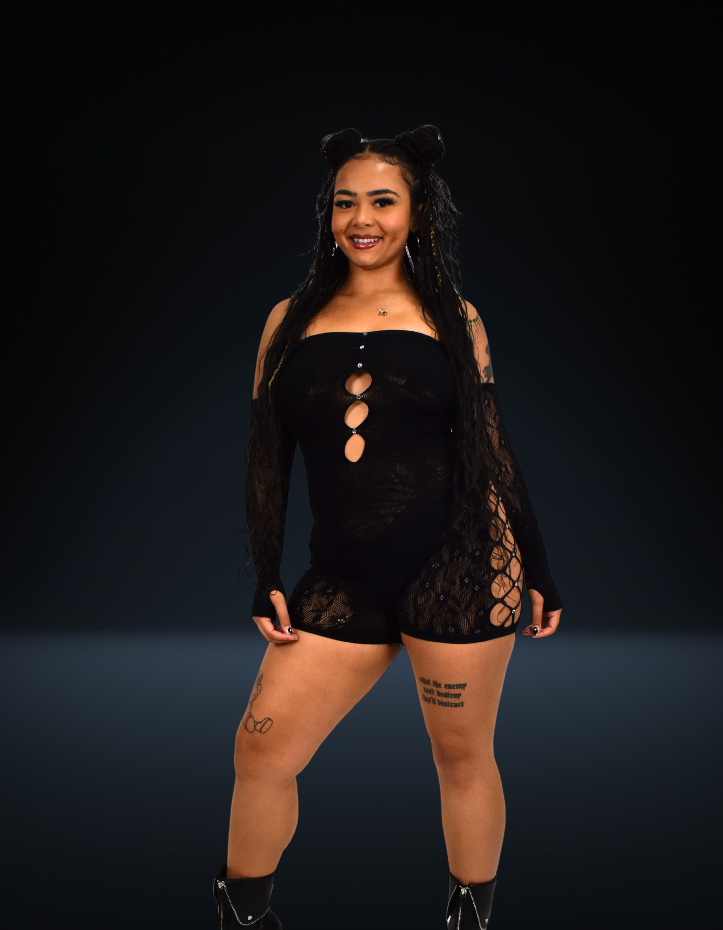 Jewel Tube Queen Romper Set