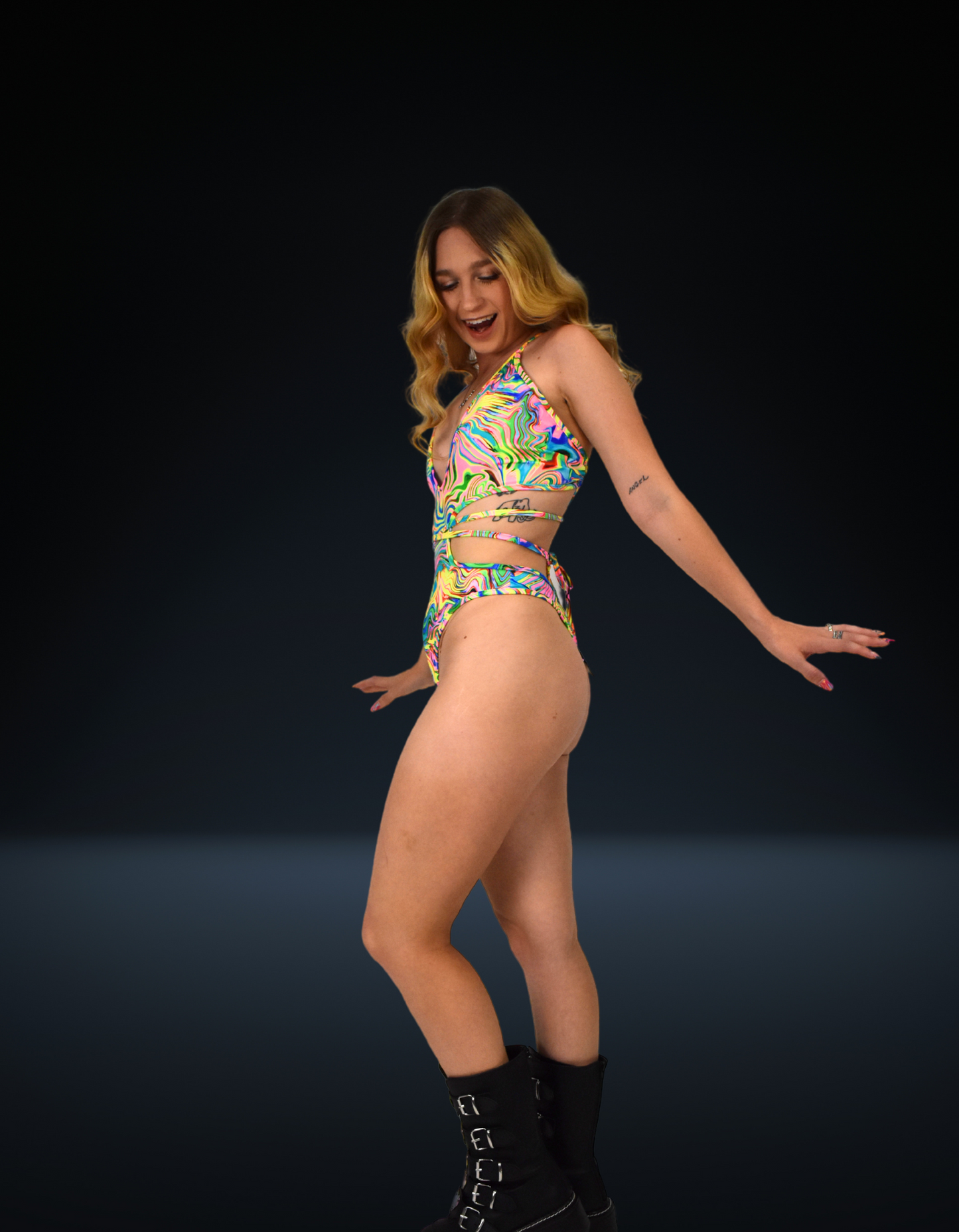 Trippin Cross Bodysuit