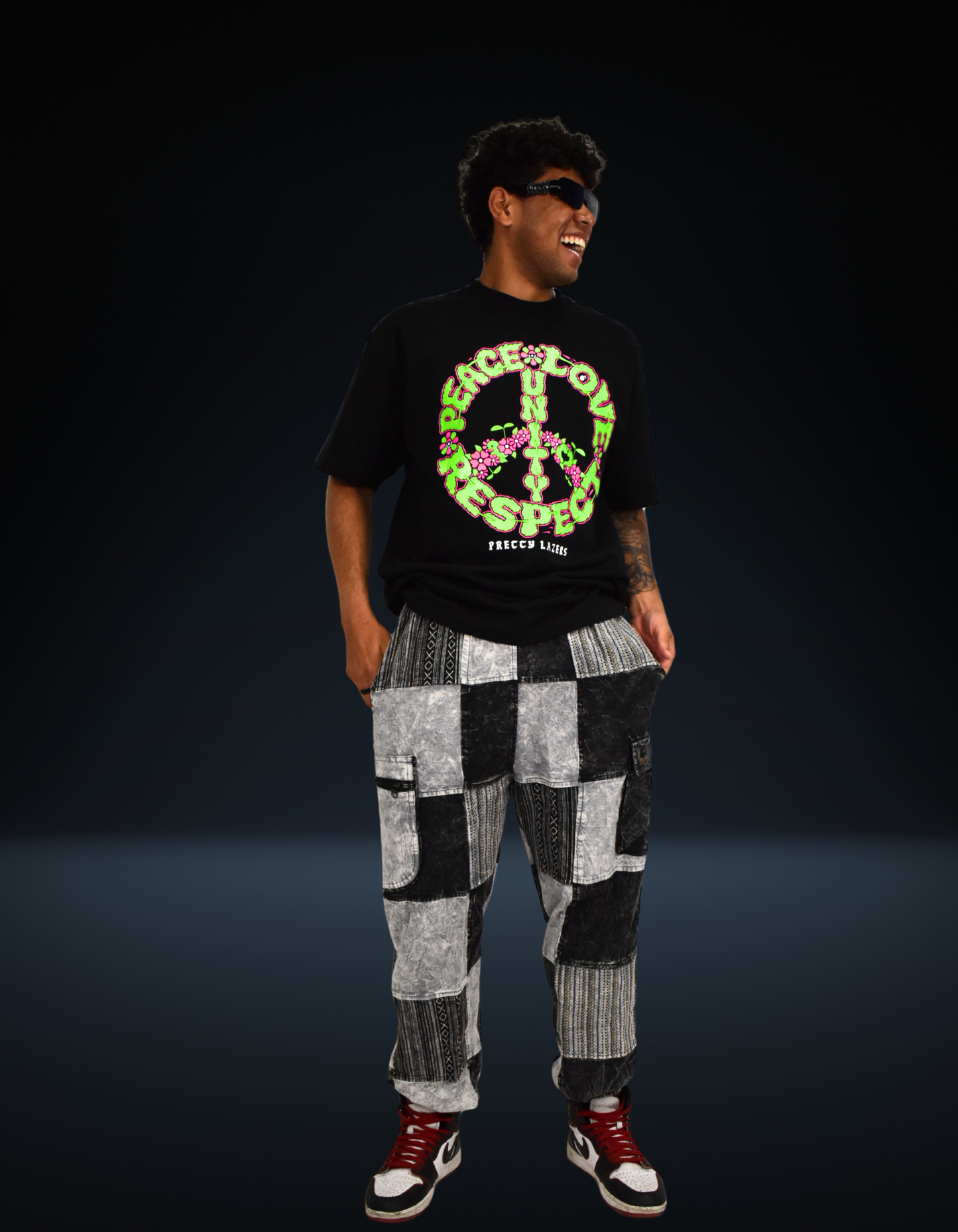 Black and White Flow Pants