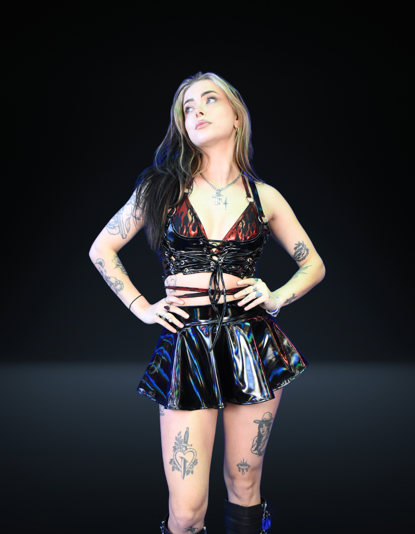 Toxica Lace Corset Top