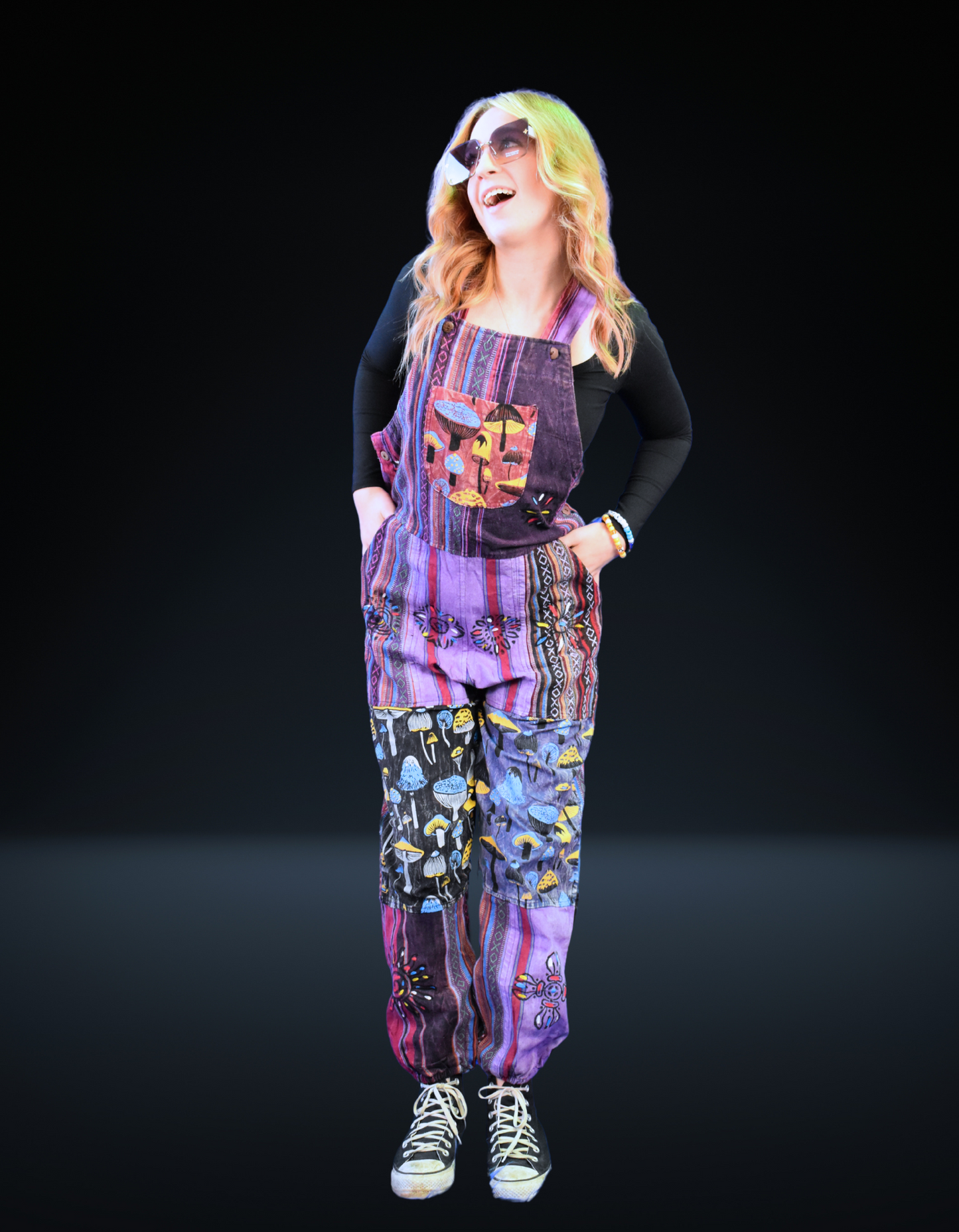 Wavy Tripped Overalls