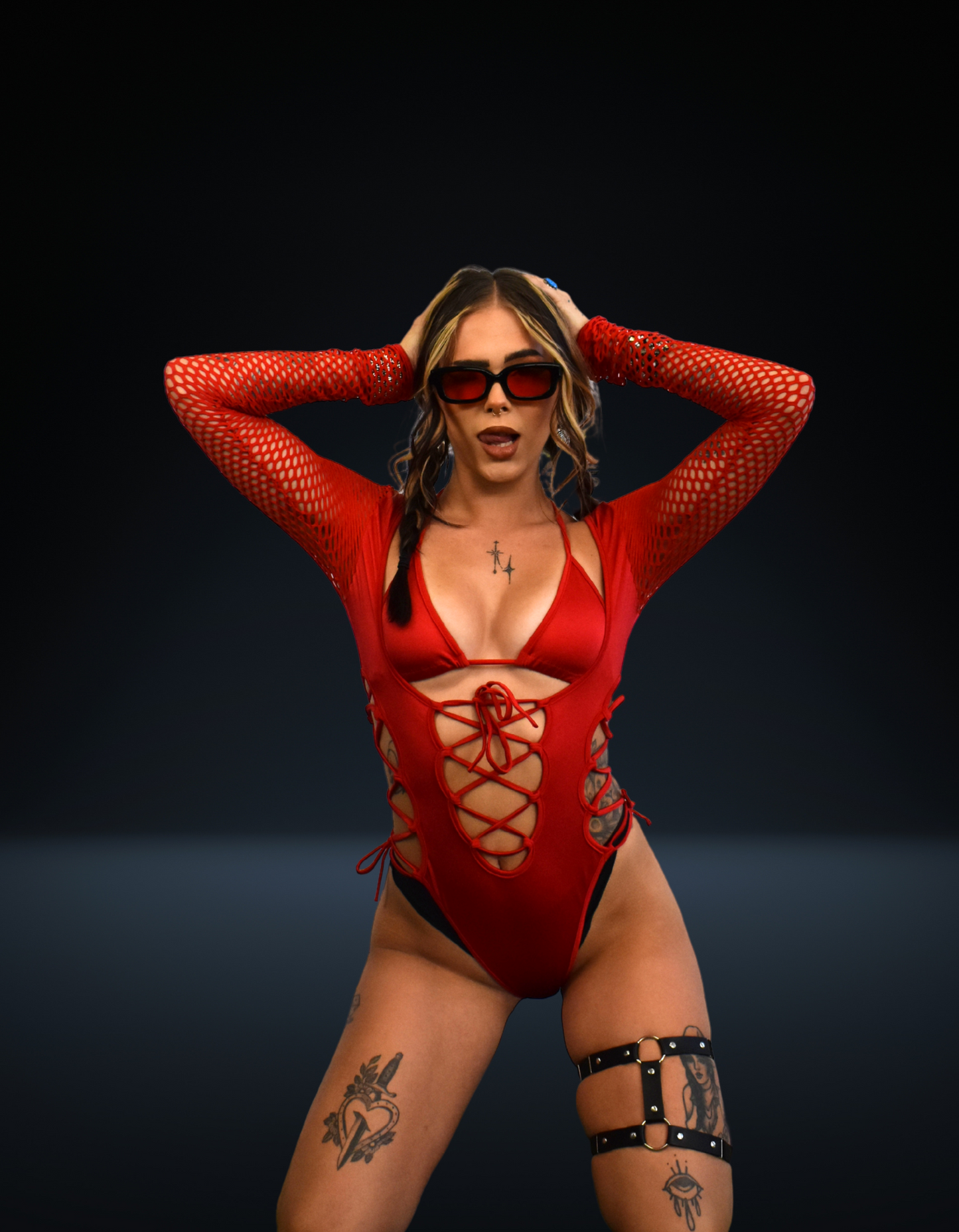 Redline Bodysuit Set