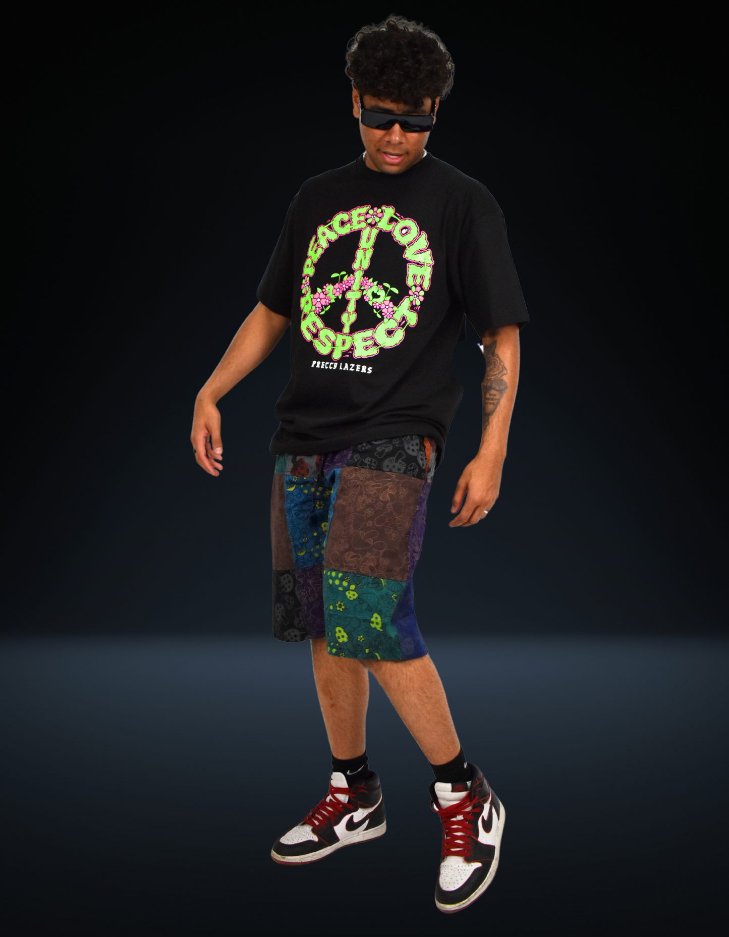 Mushroom Glow Flow Shorts