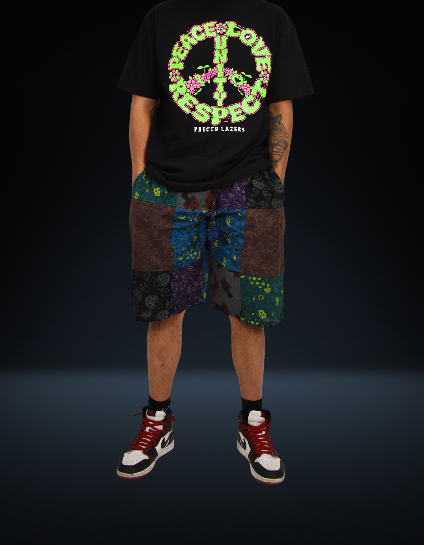Mushroom Glow Flow Shorts