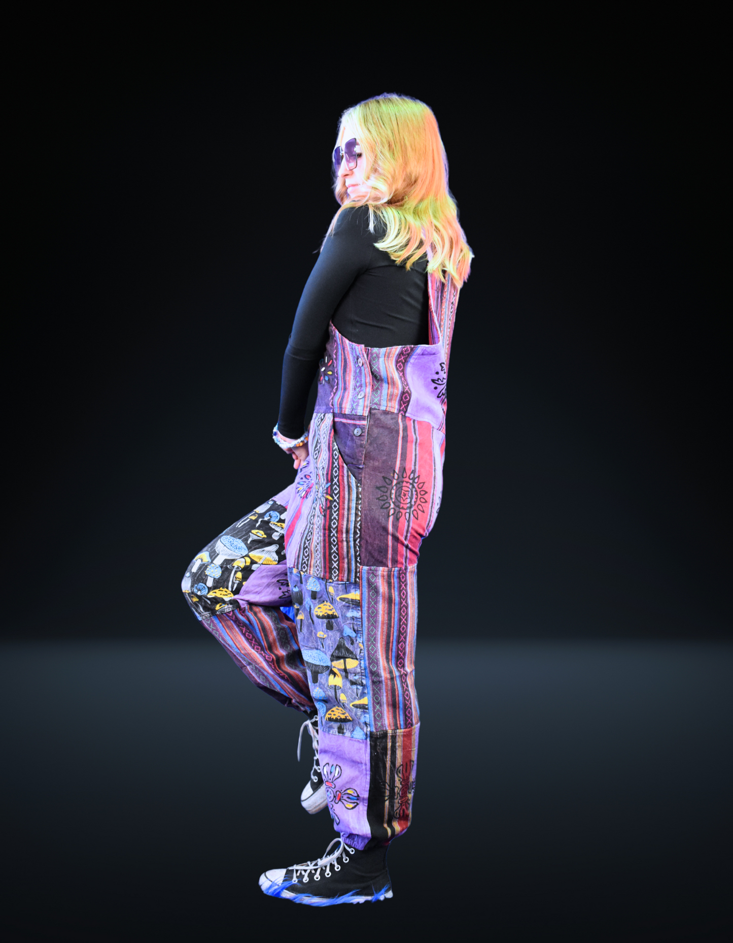 Wavy Tripped Overalls