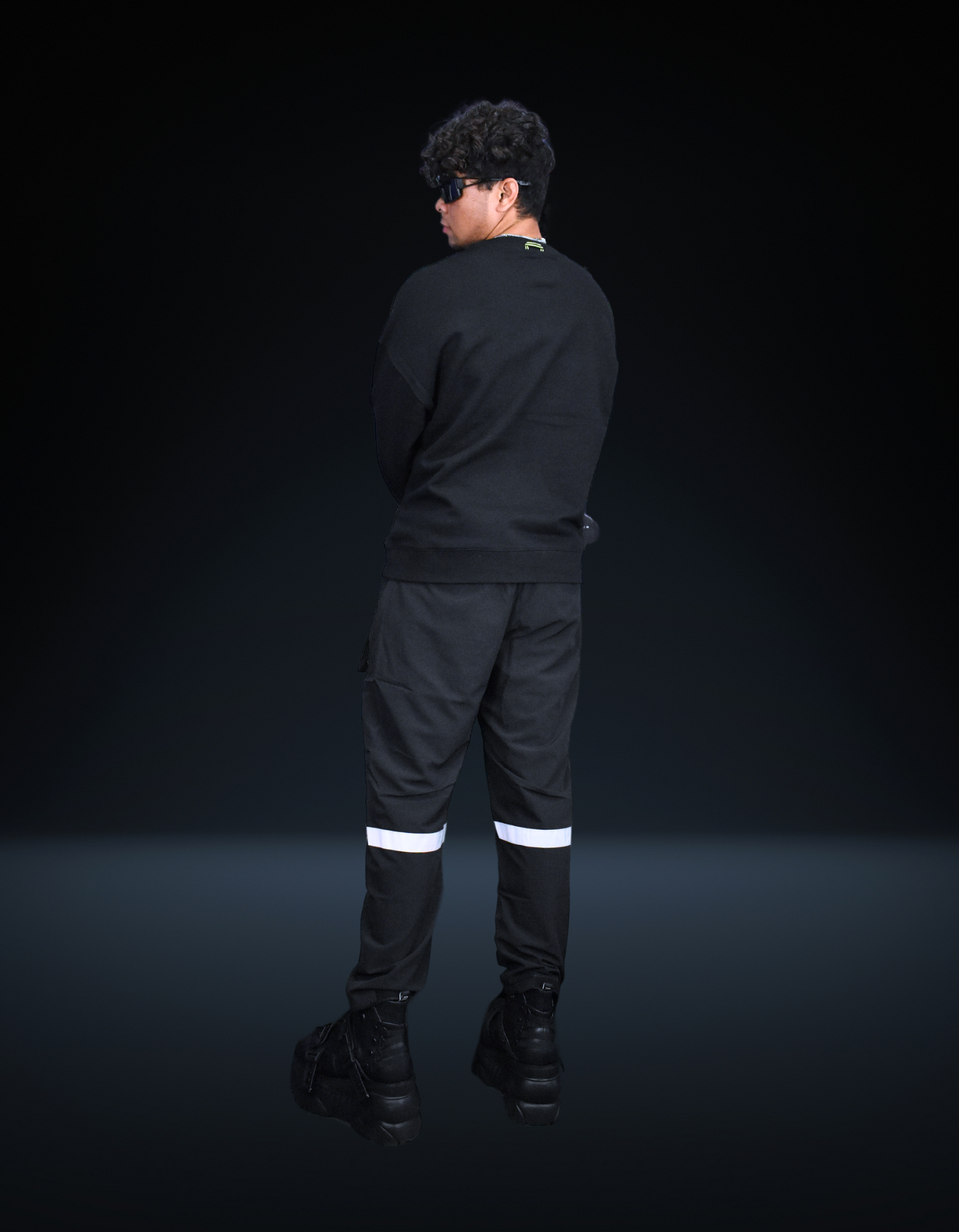Lucky Stripe Reflective Cargo Pants