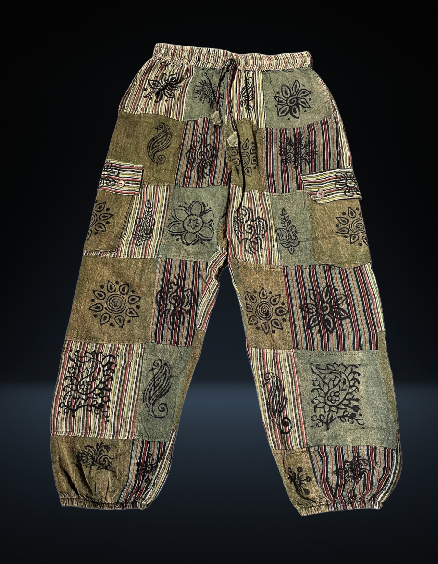 Gaia Patchwork Flow Pants