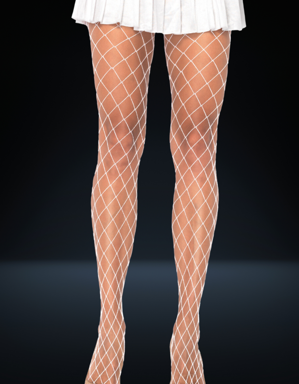 Spandex Diamond Fishnets
