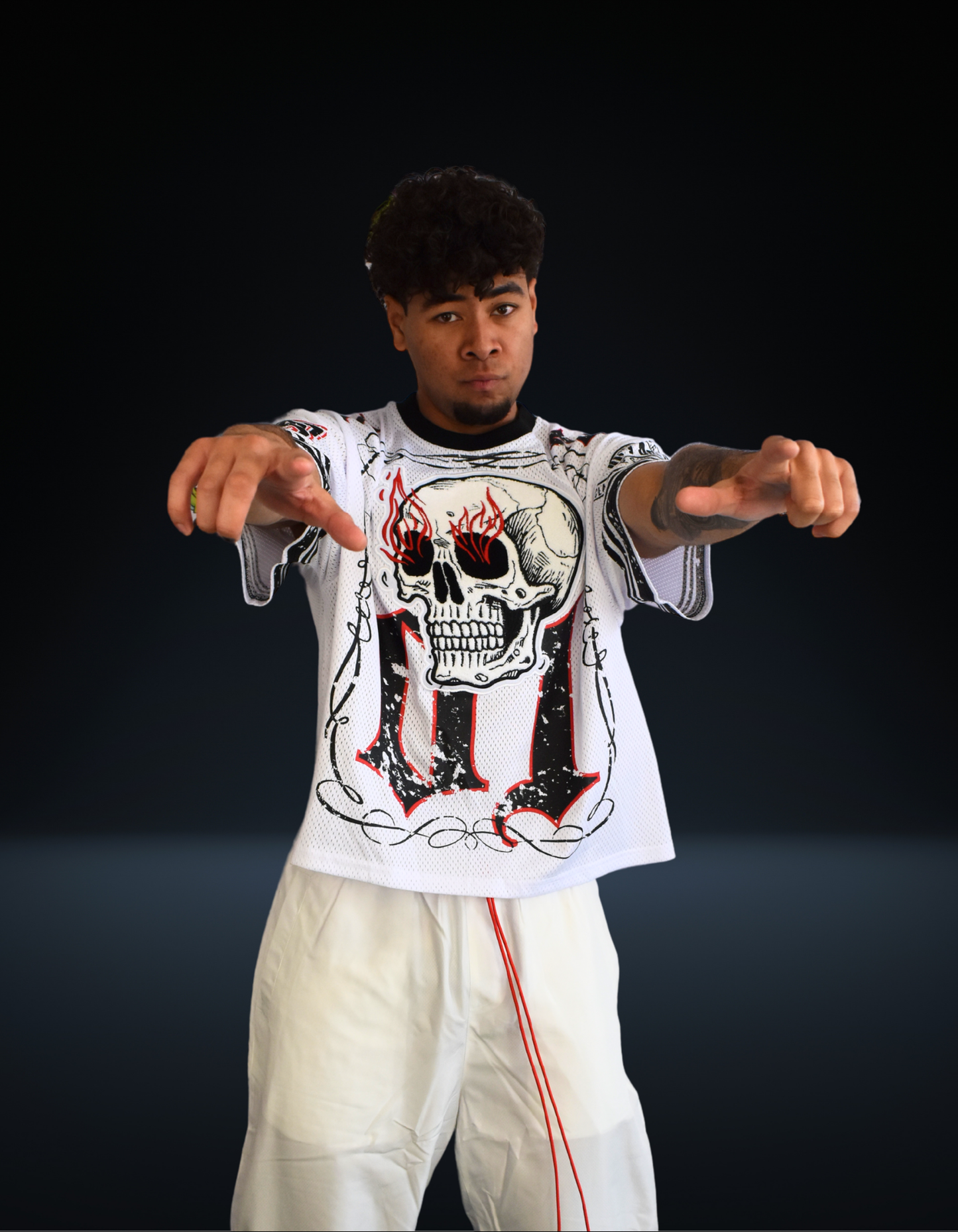 Flaming Skull Jersey