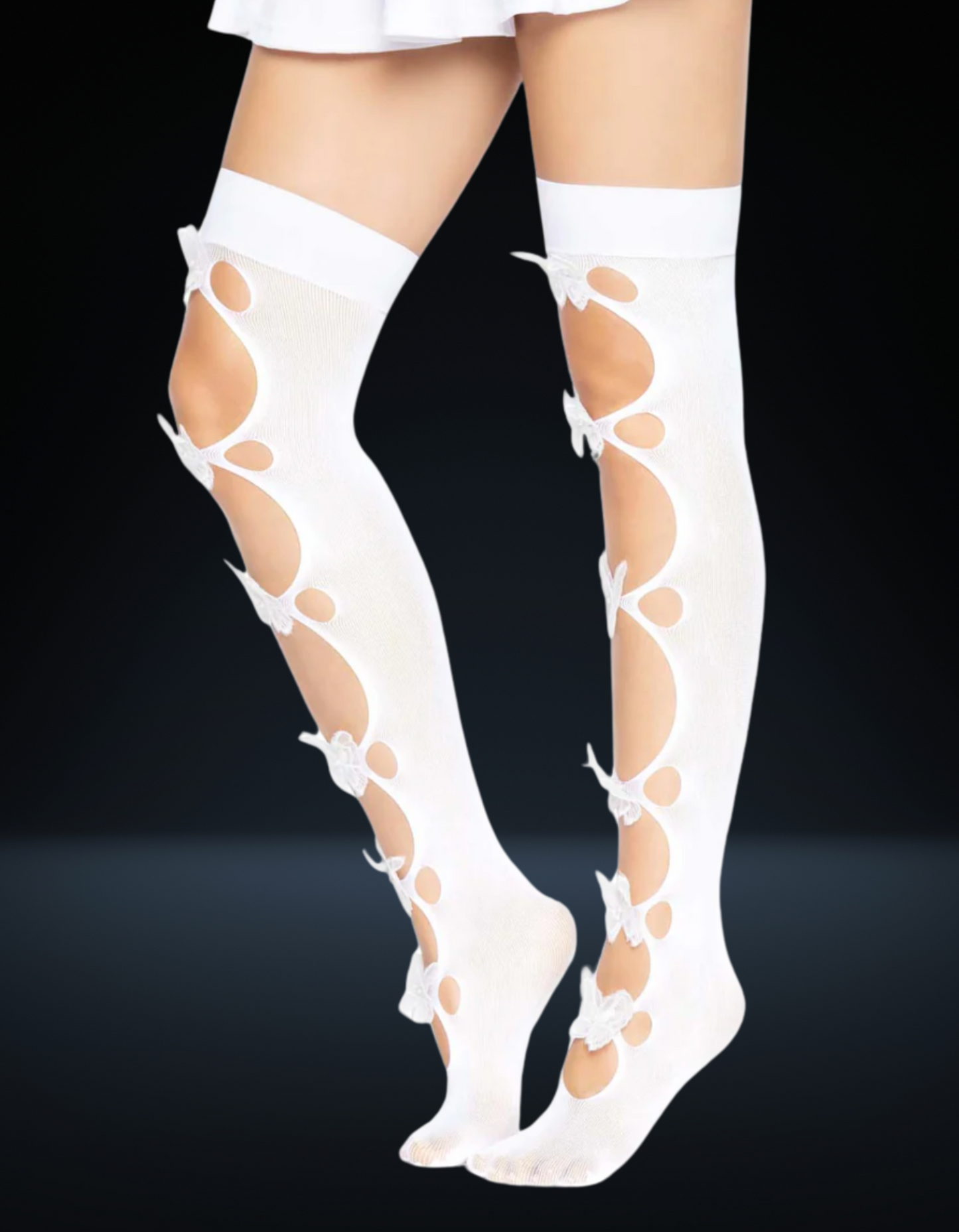 Butterfly Thigh High Socks
