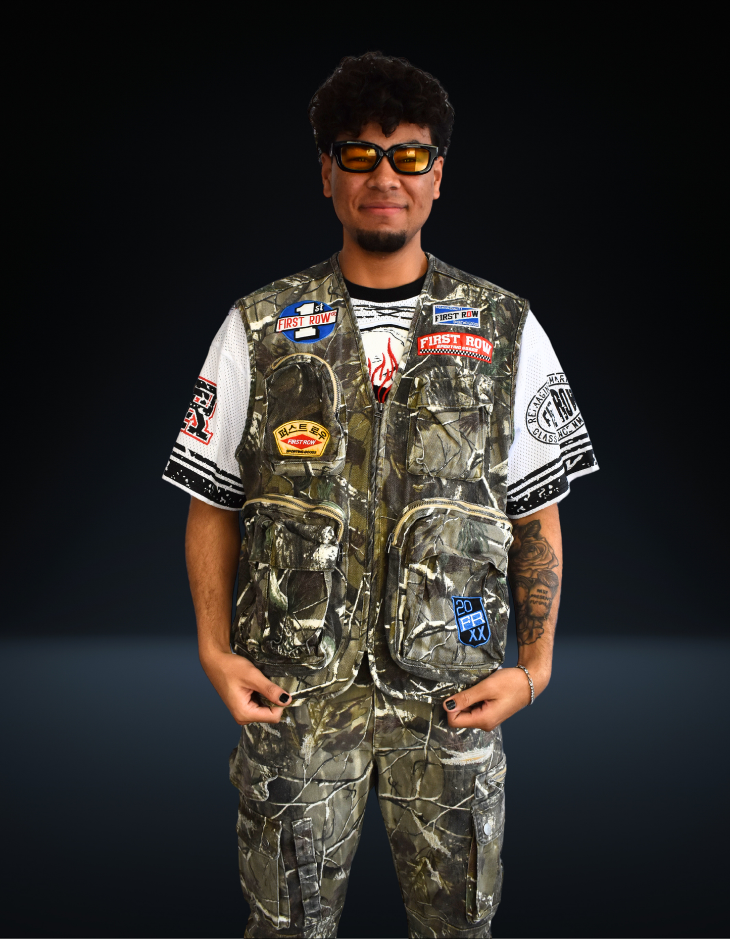Street Camo Patch Vest