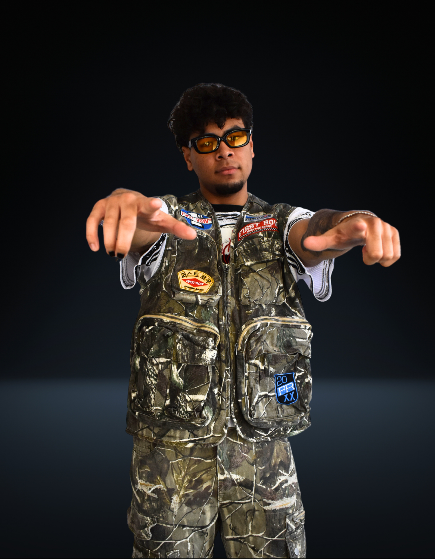 Street Camo Patch Vest