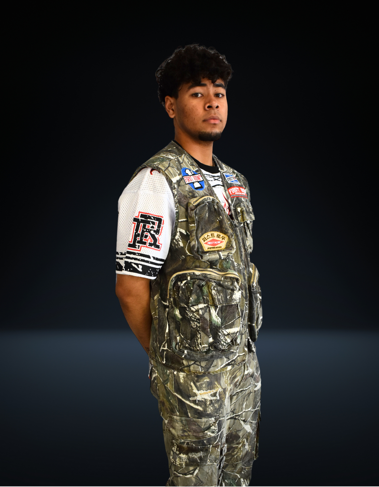 Street Camo Patch Vest