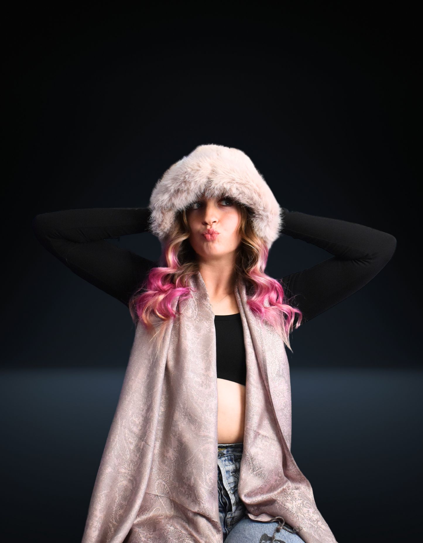 Shaggy Fuzzy Bucket Hat