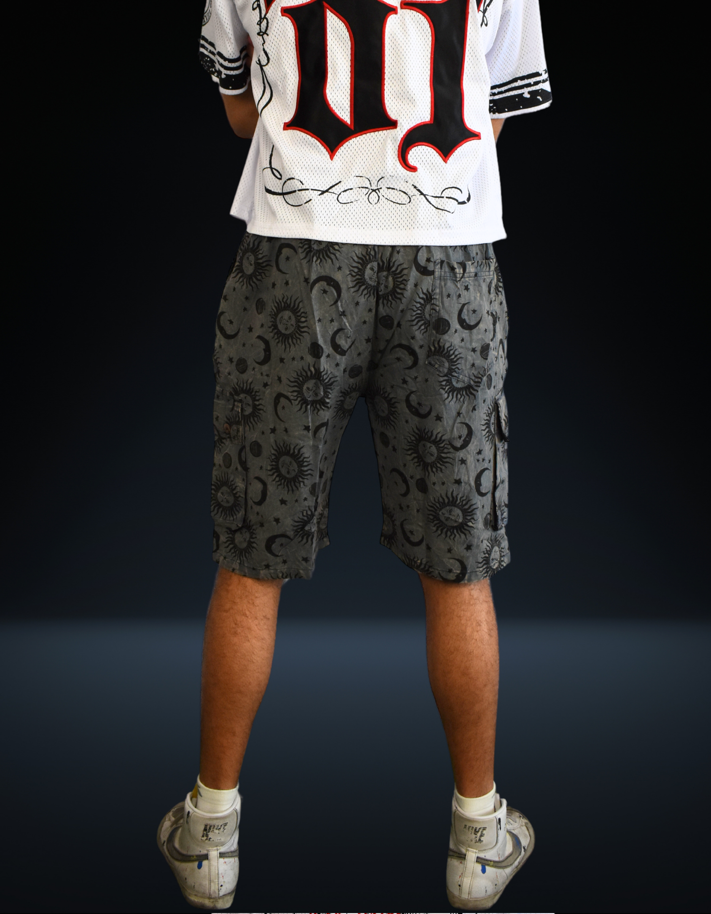 Sol Invictus Acid Wash Shorts