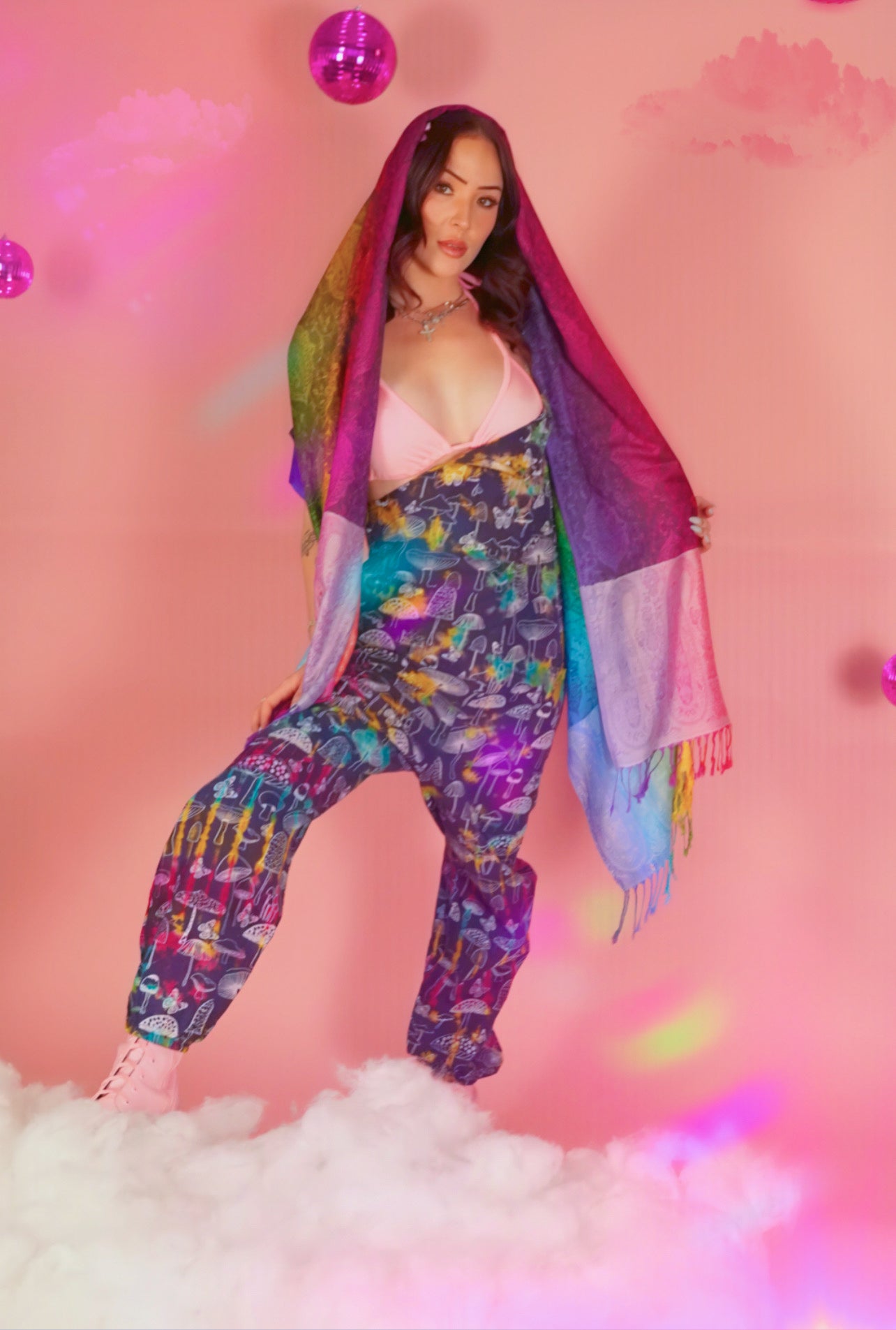 Funky Spectra Overalls