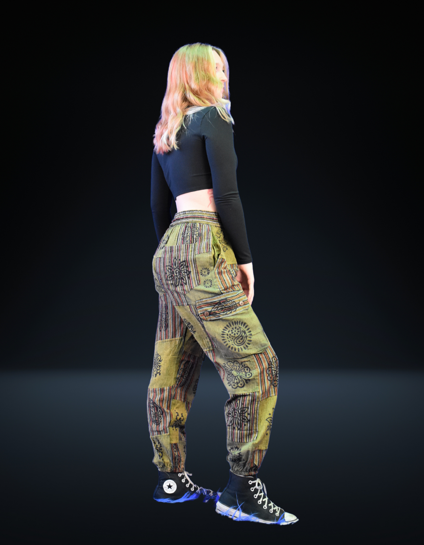 Gaia Patchwork Flow Pants