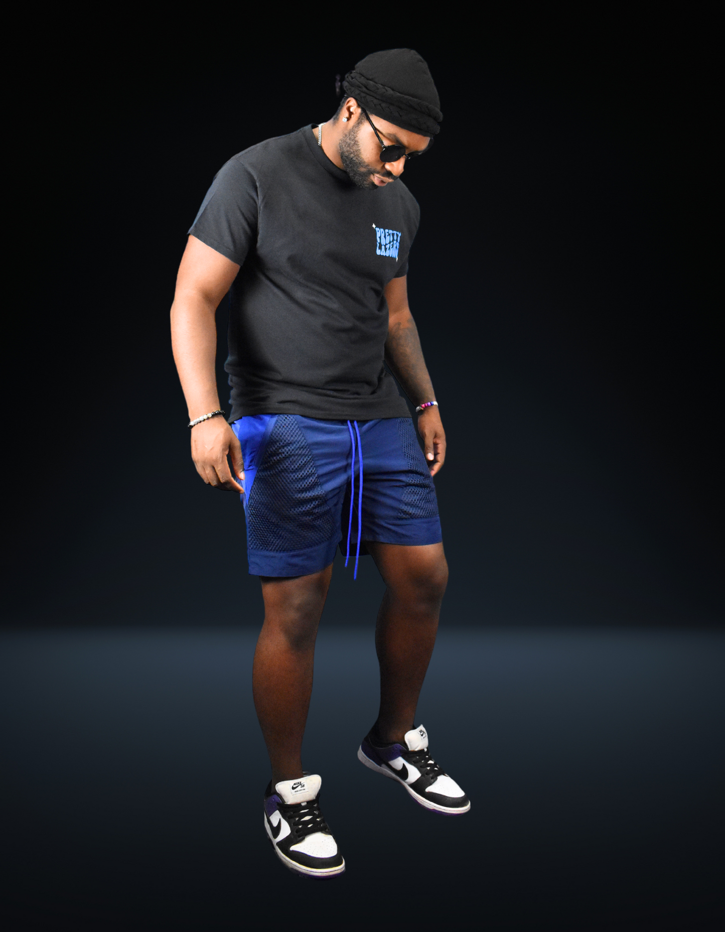 Anti Theft Blue Shorts