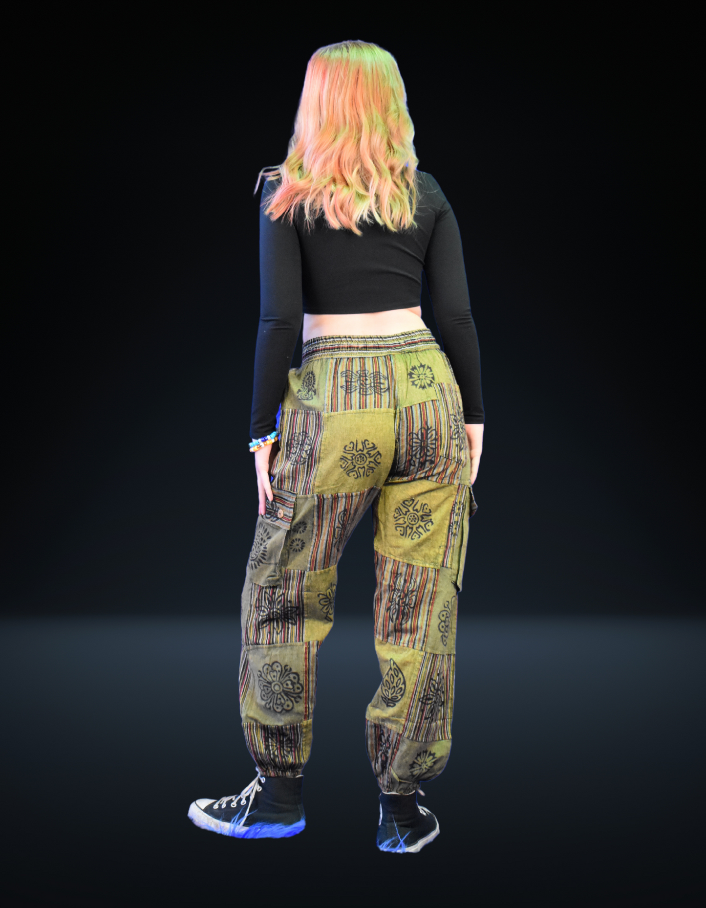 Gaia Patchwork Flow Pants