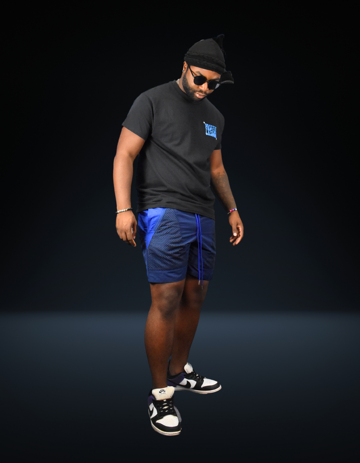 Anti Theft Blue Shorts