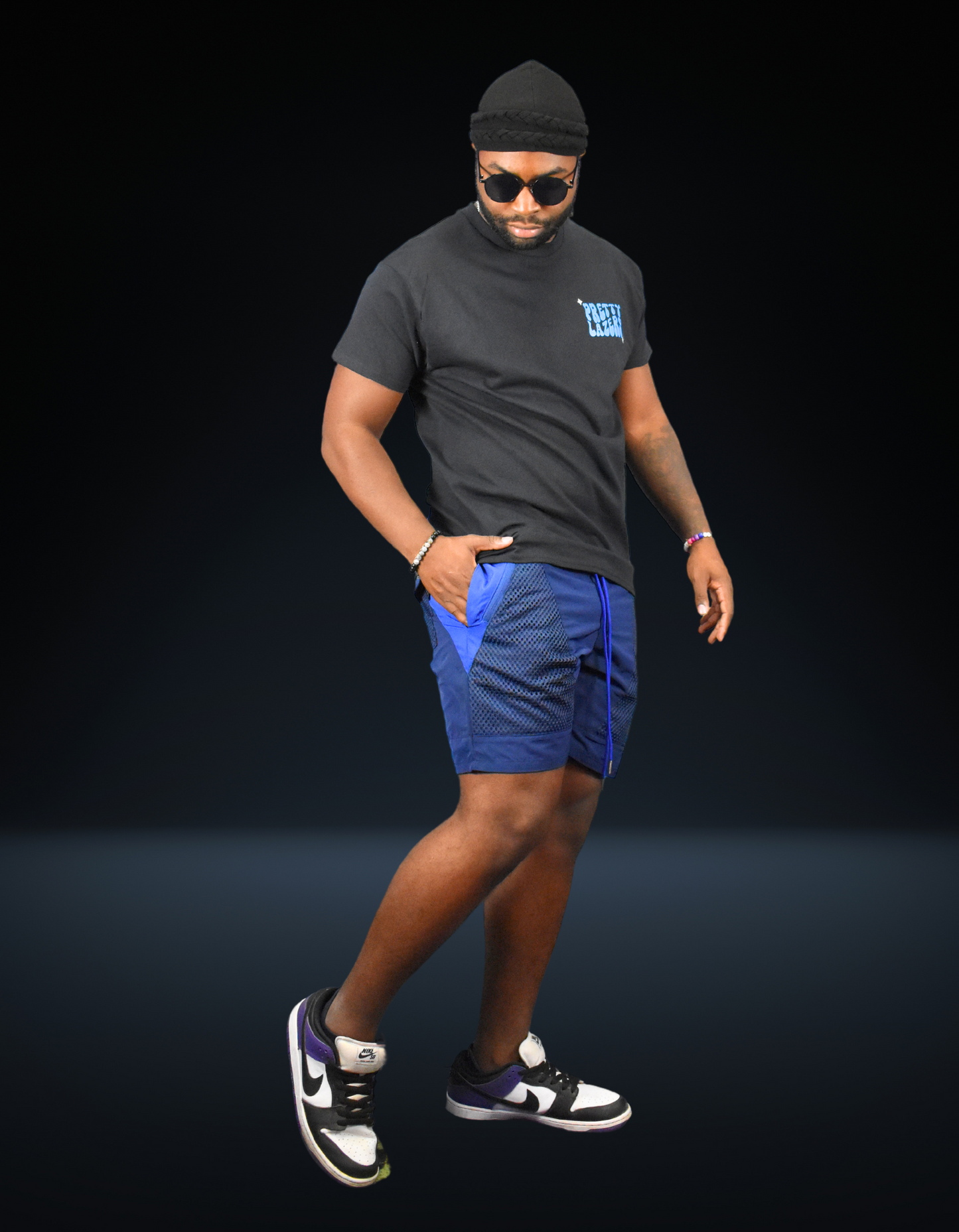 Anti Theft Blue Shorts