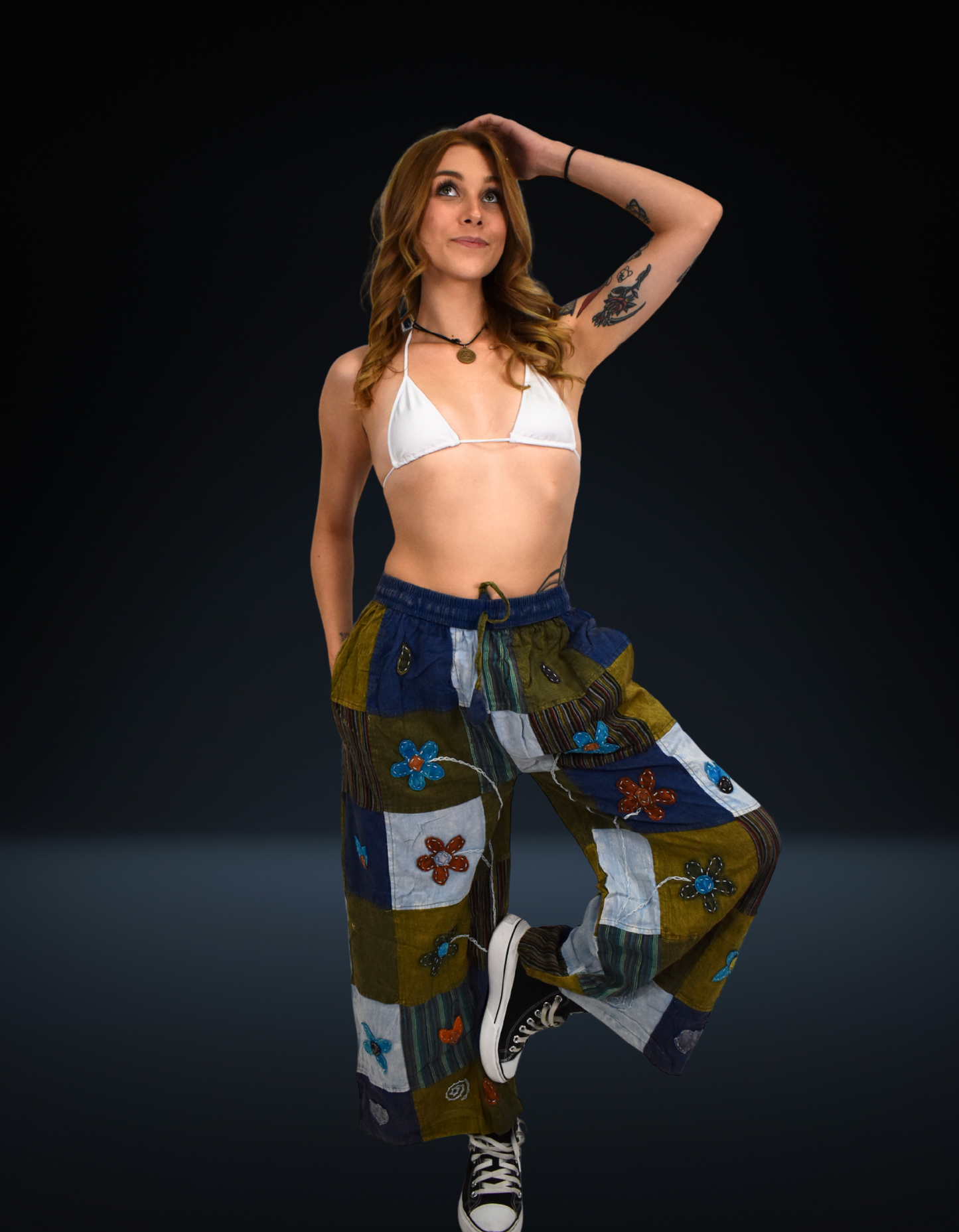 Artwork Patchwork Flow Pants