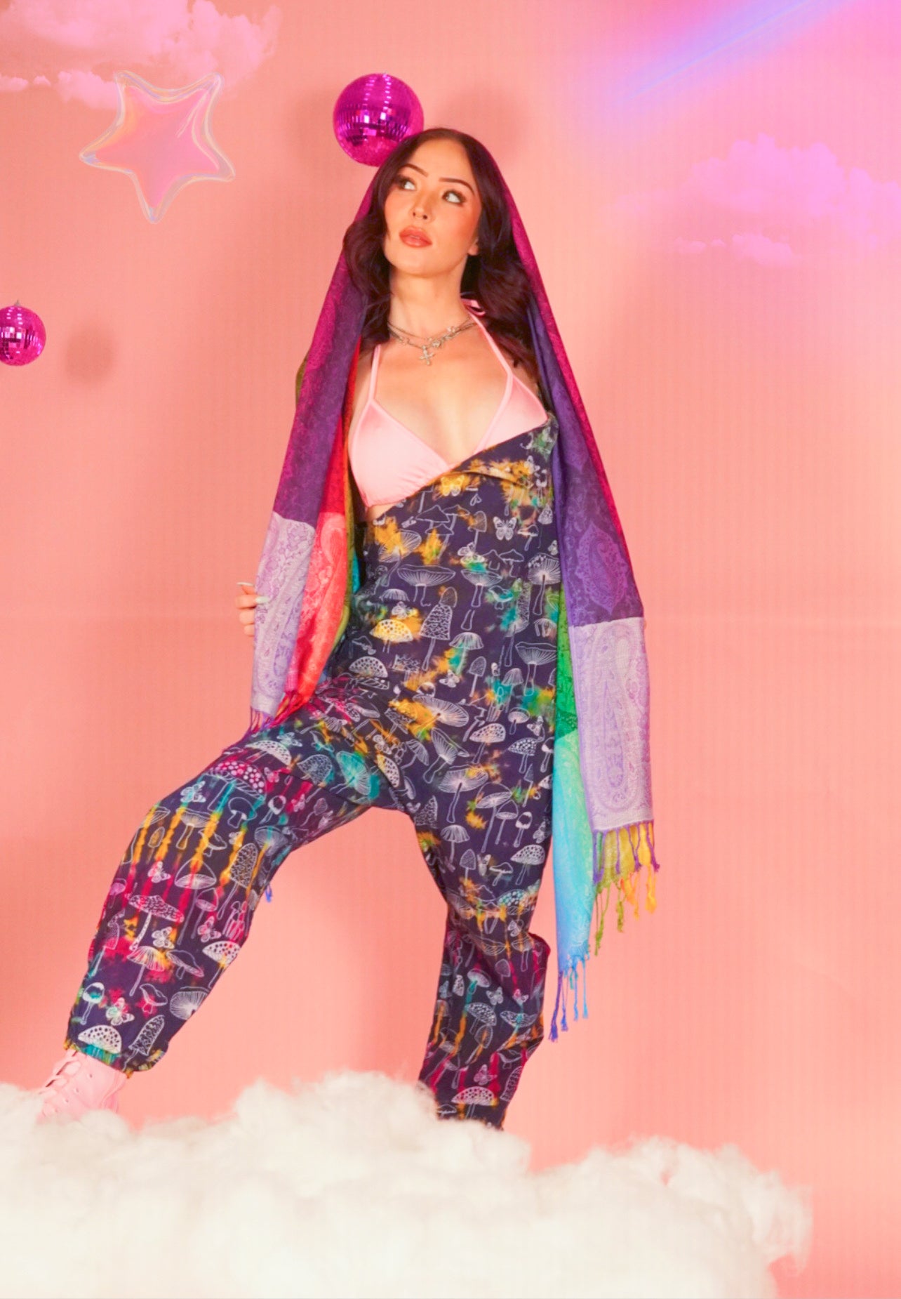 Funky Spectra Overalls