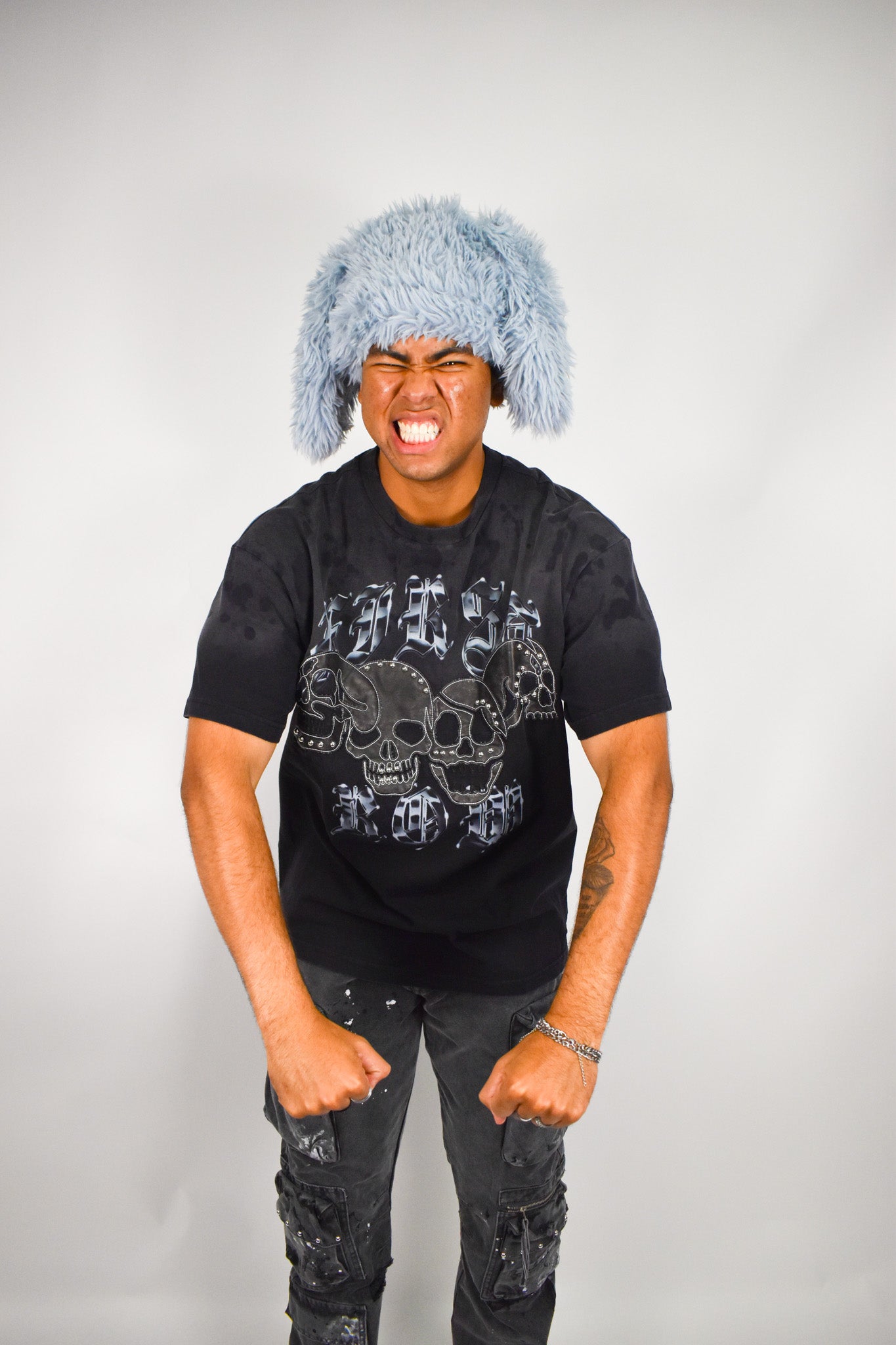 Fierce Face Applique Shirt