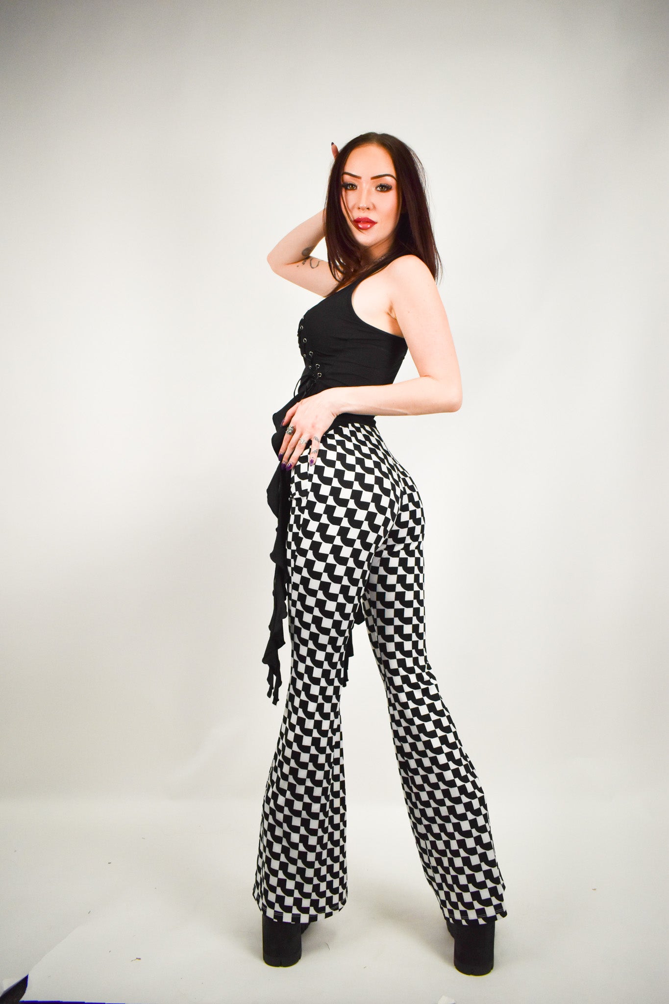 Geo Flare Pants