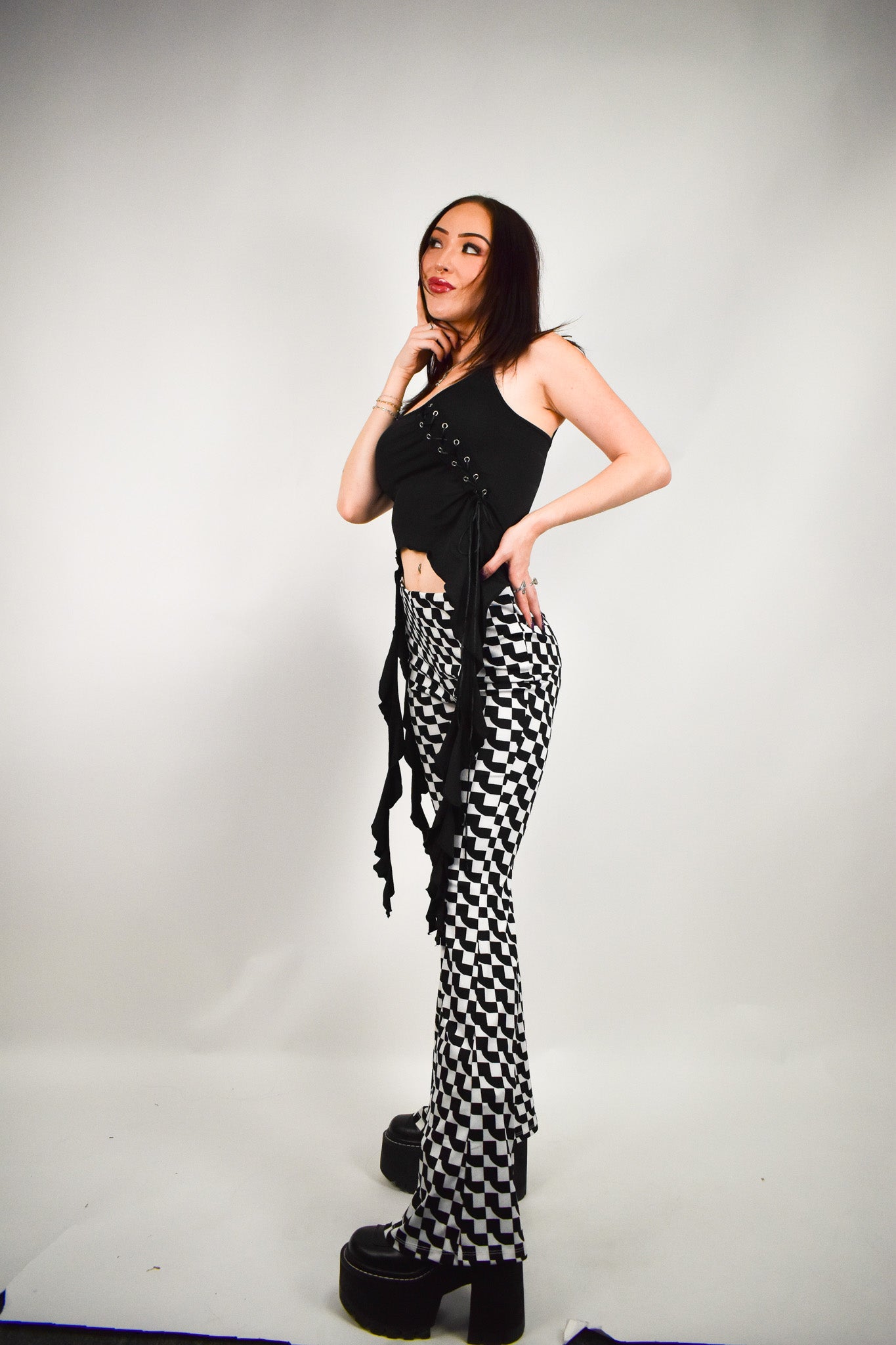 Geo Flare Pants