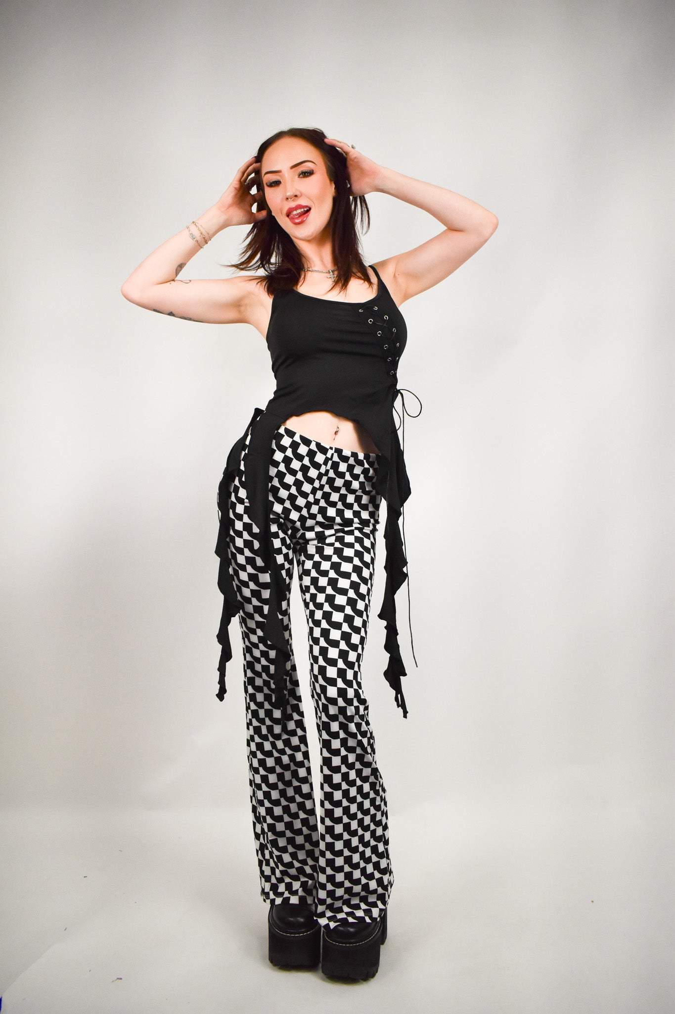 Geo Flare Pants