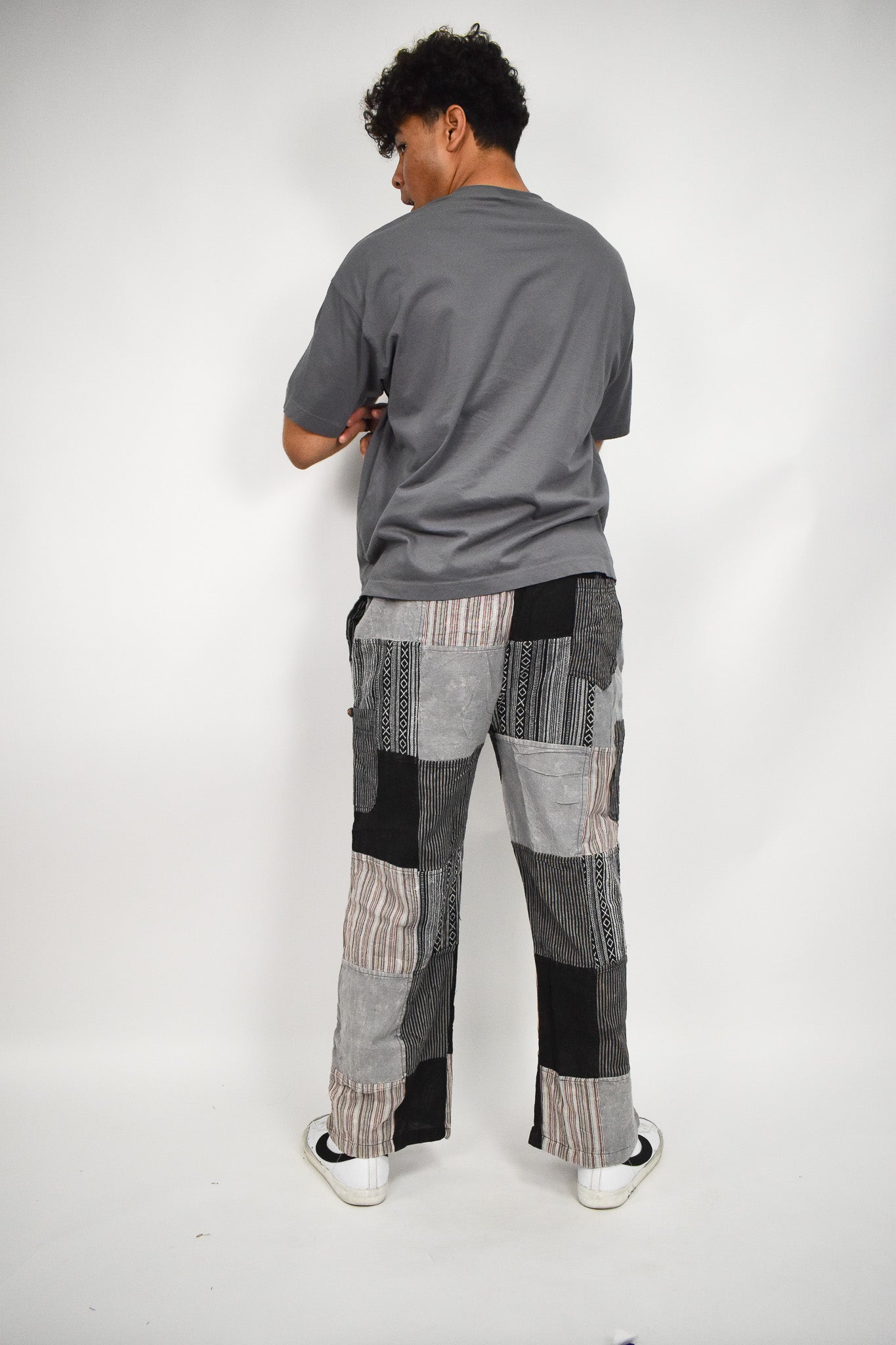 Stone Wash Flow Pants