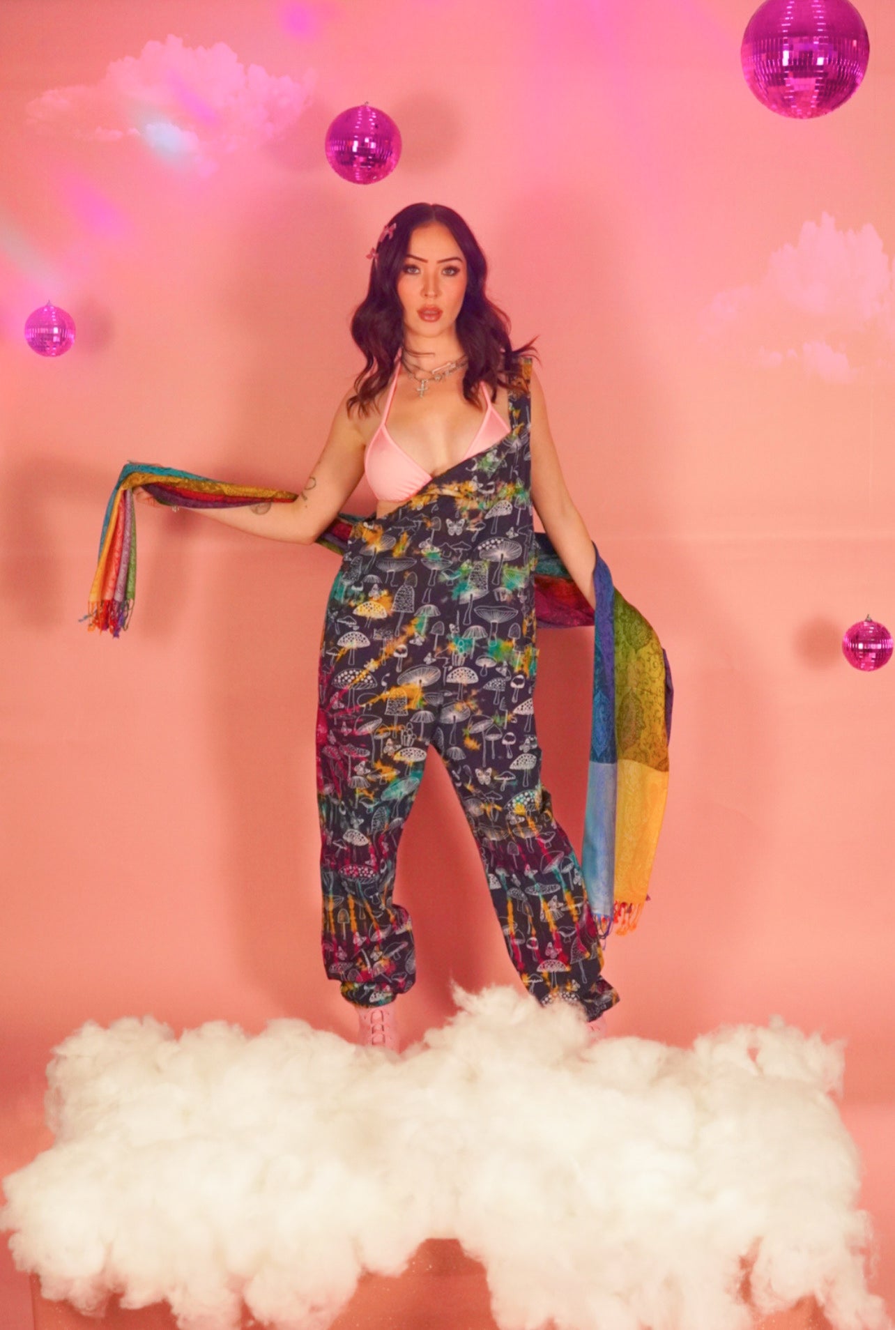 Funky Spectra Overalls