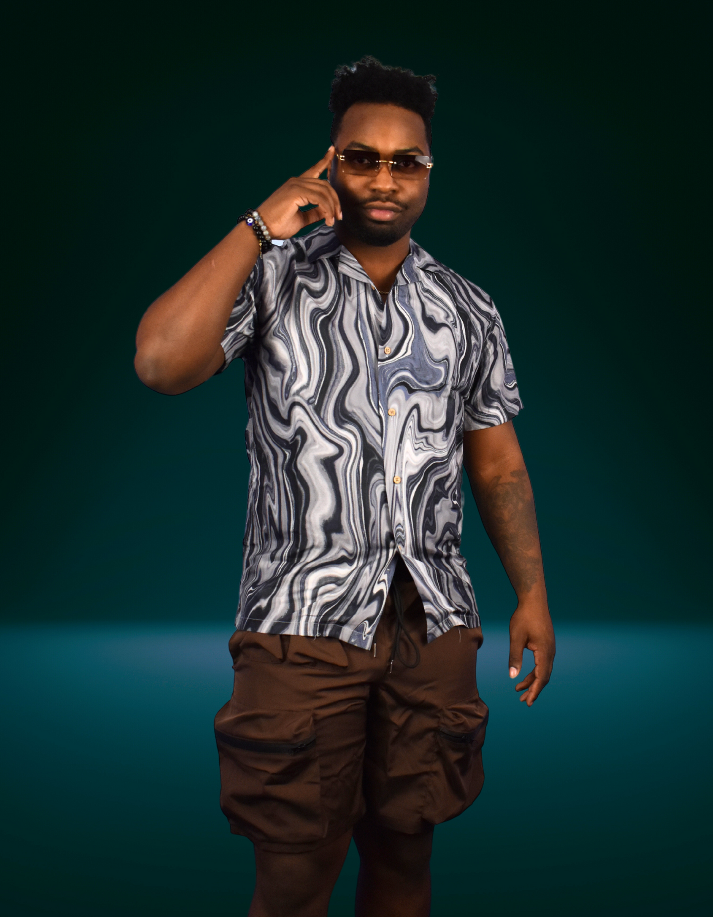 Faded Printed Shirt