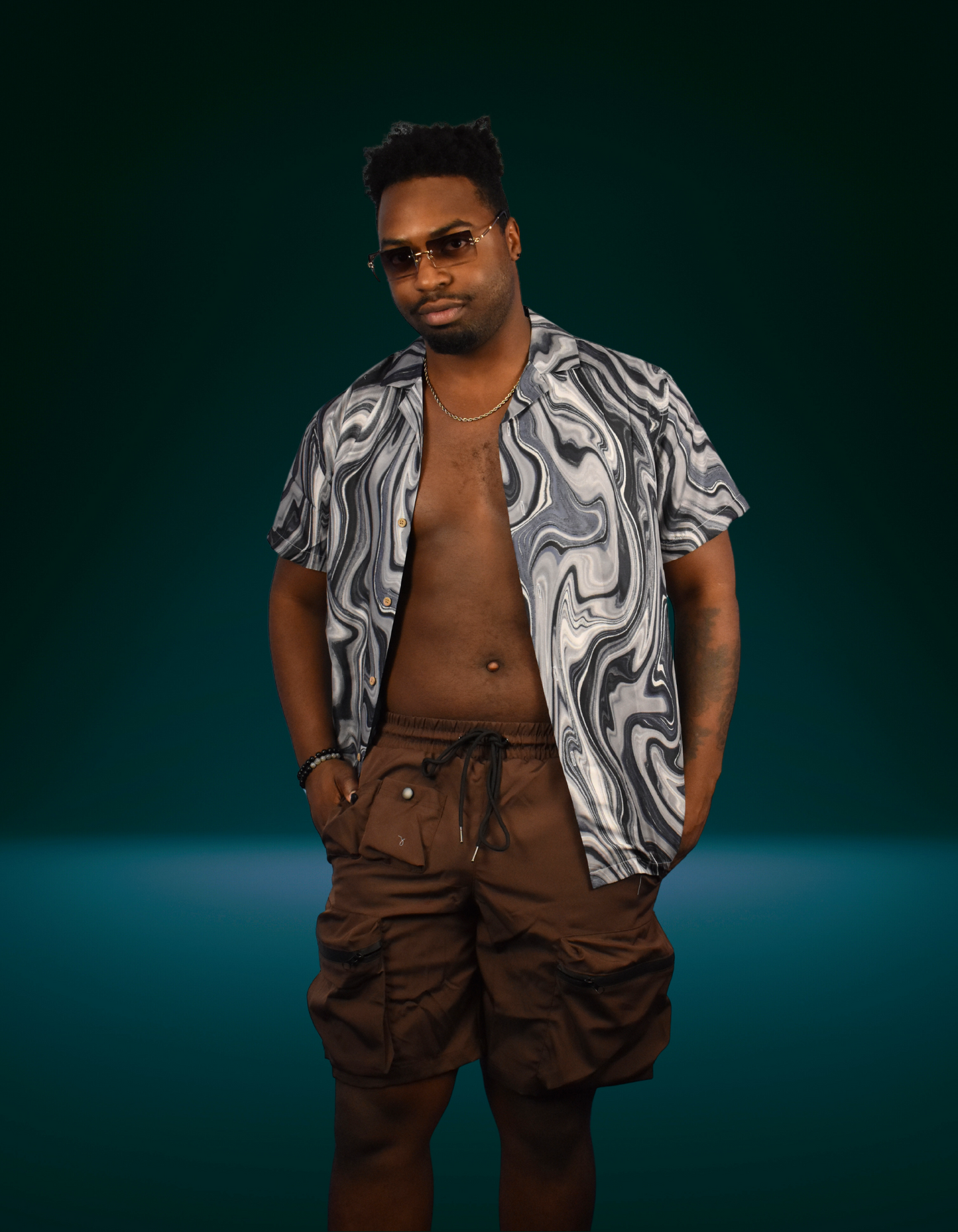 Faded Printed Shirt
