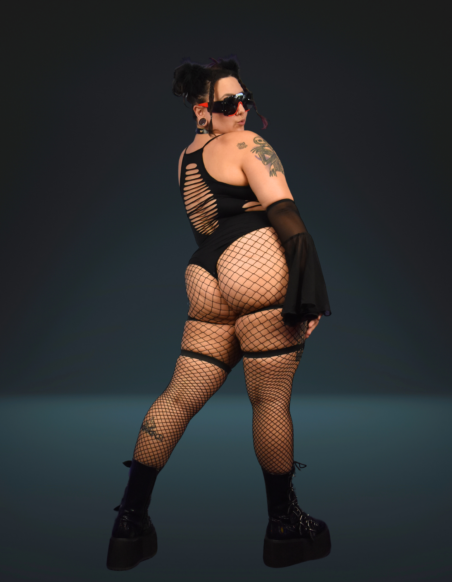Shredded Racer Back Bodysuit