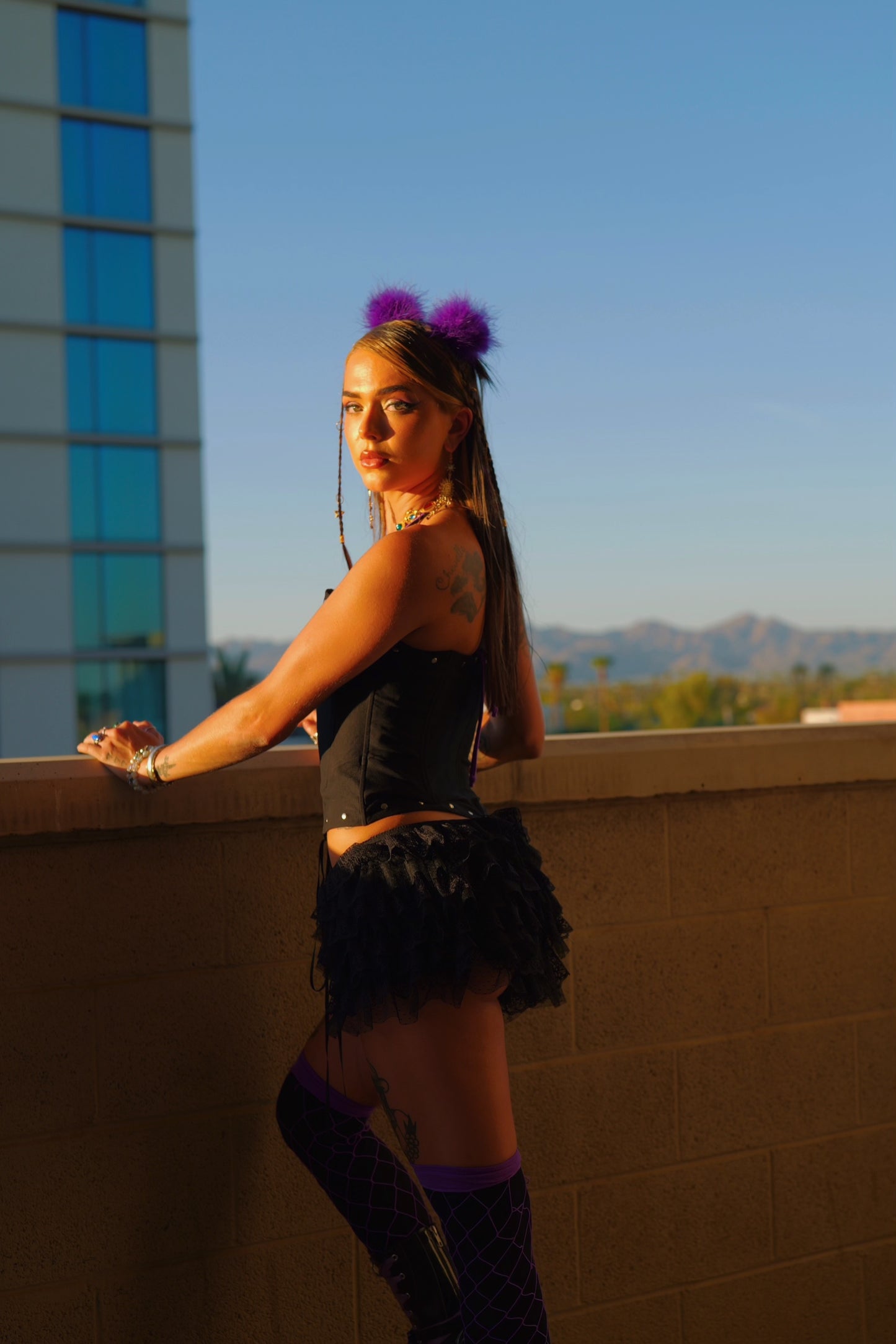 Bloom Ruffle Lace Shorts