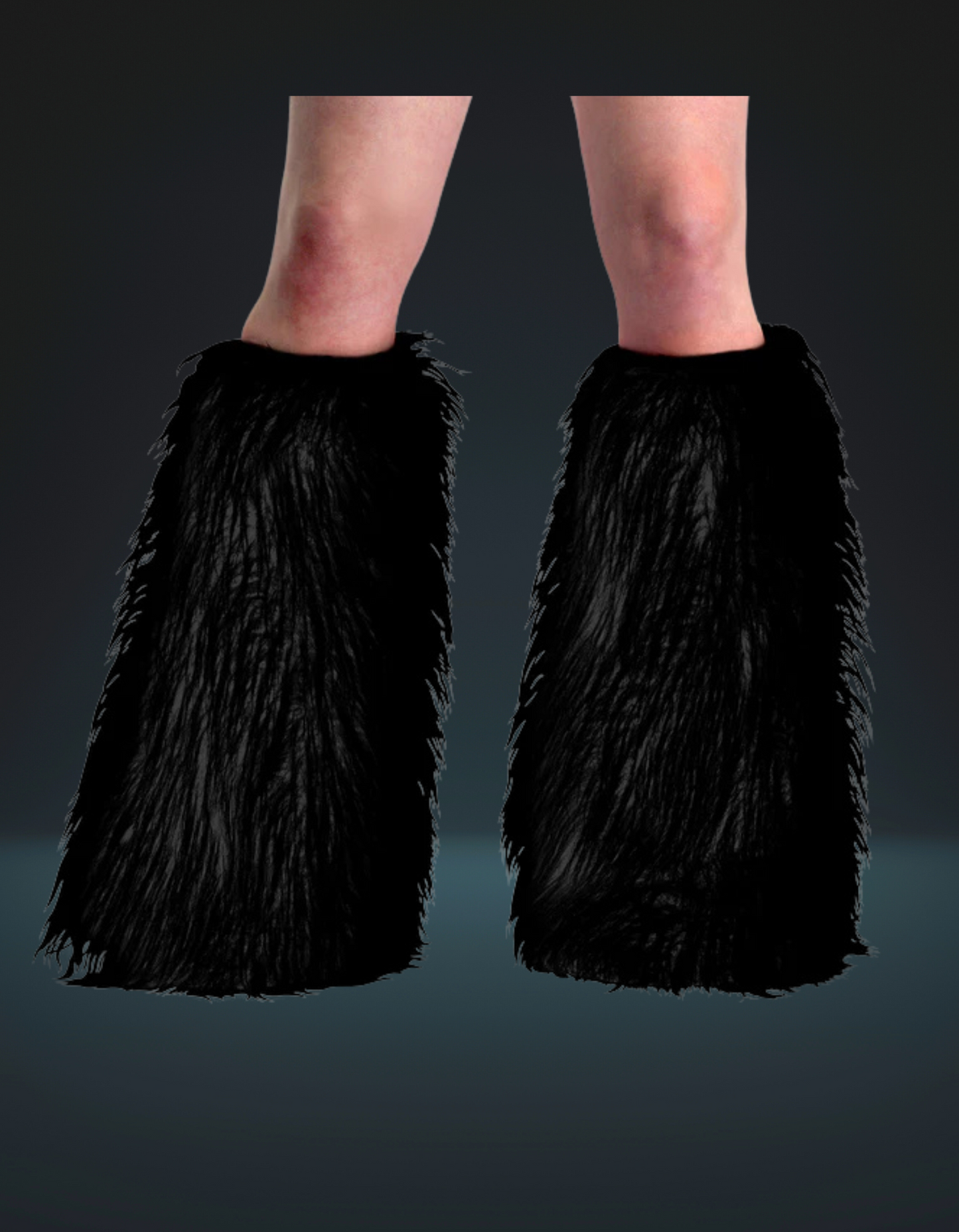 Demonia Leg Warmer Boot Sleeve Black