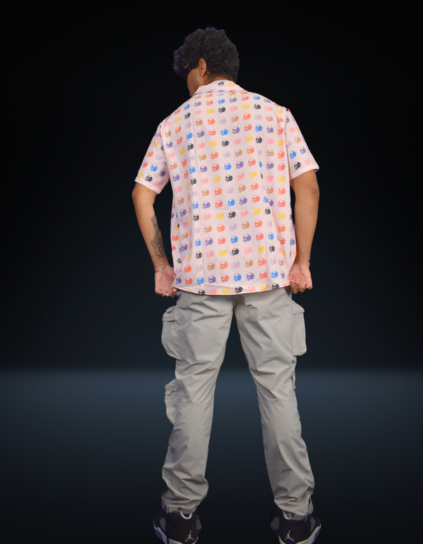 Candy Skull Button Up Shirt