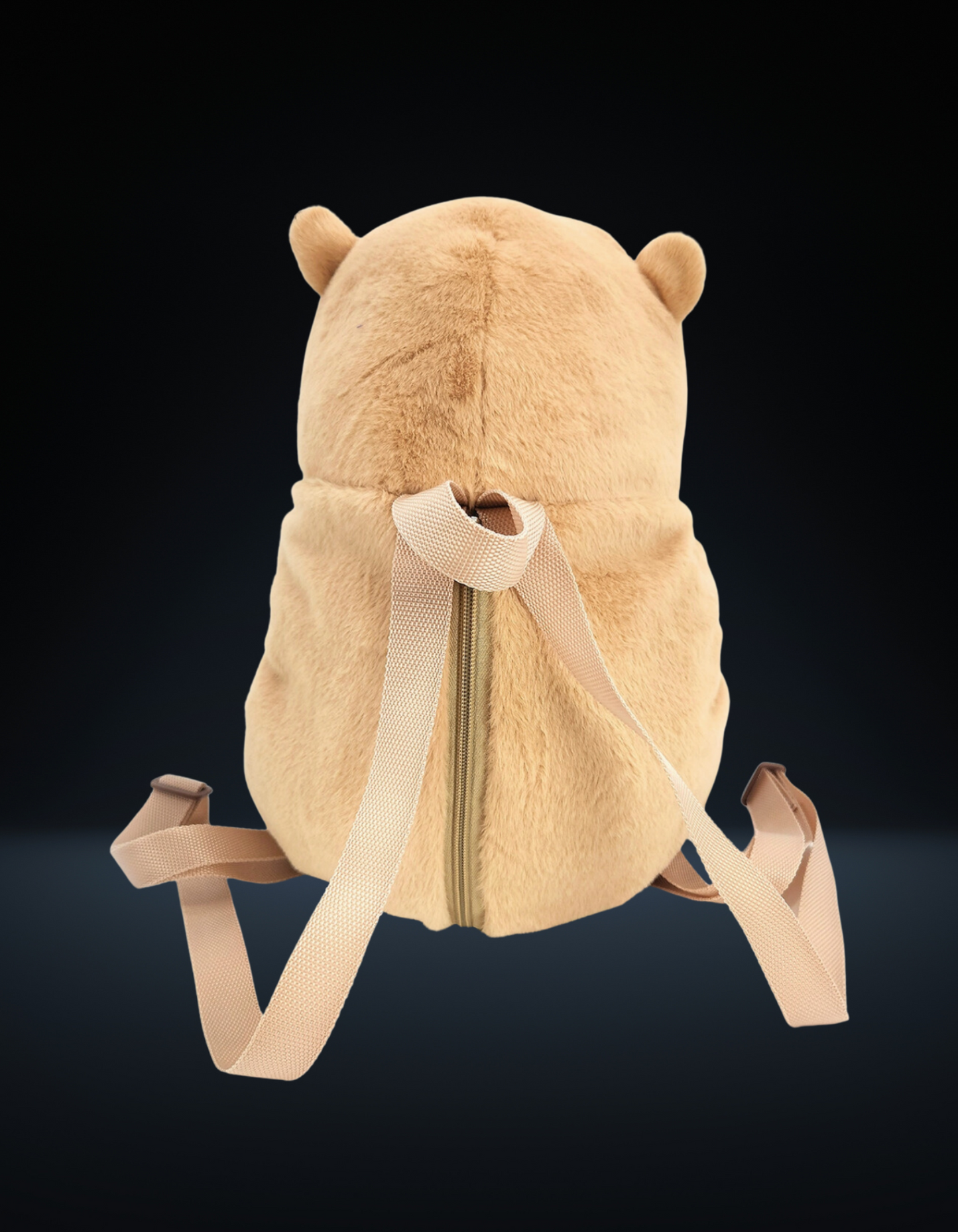 Capybara Furry Plush Backpack