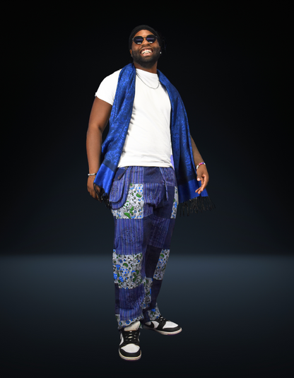 Aura Patchwork Mushroom Flow Pants