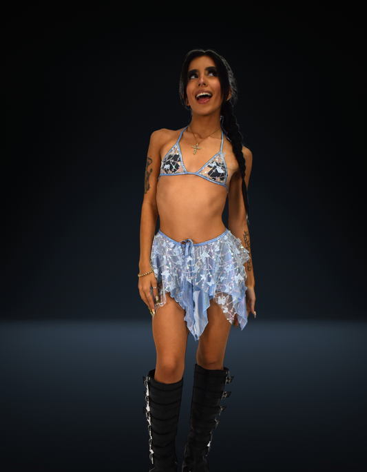 Fairy Mesh Triangle Top