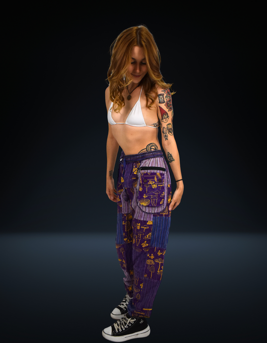 Royal Purple Flow Pants