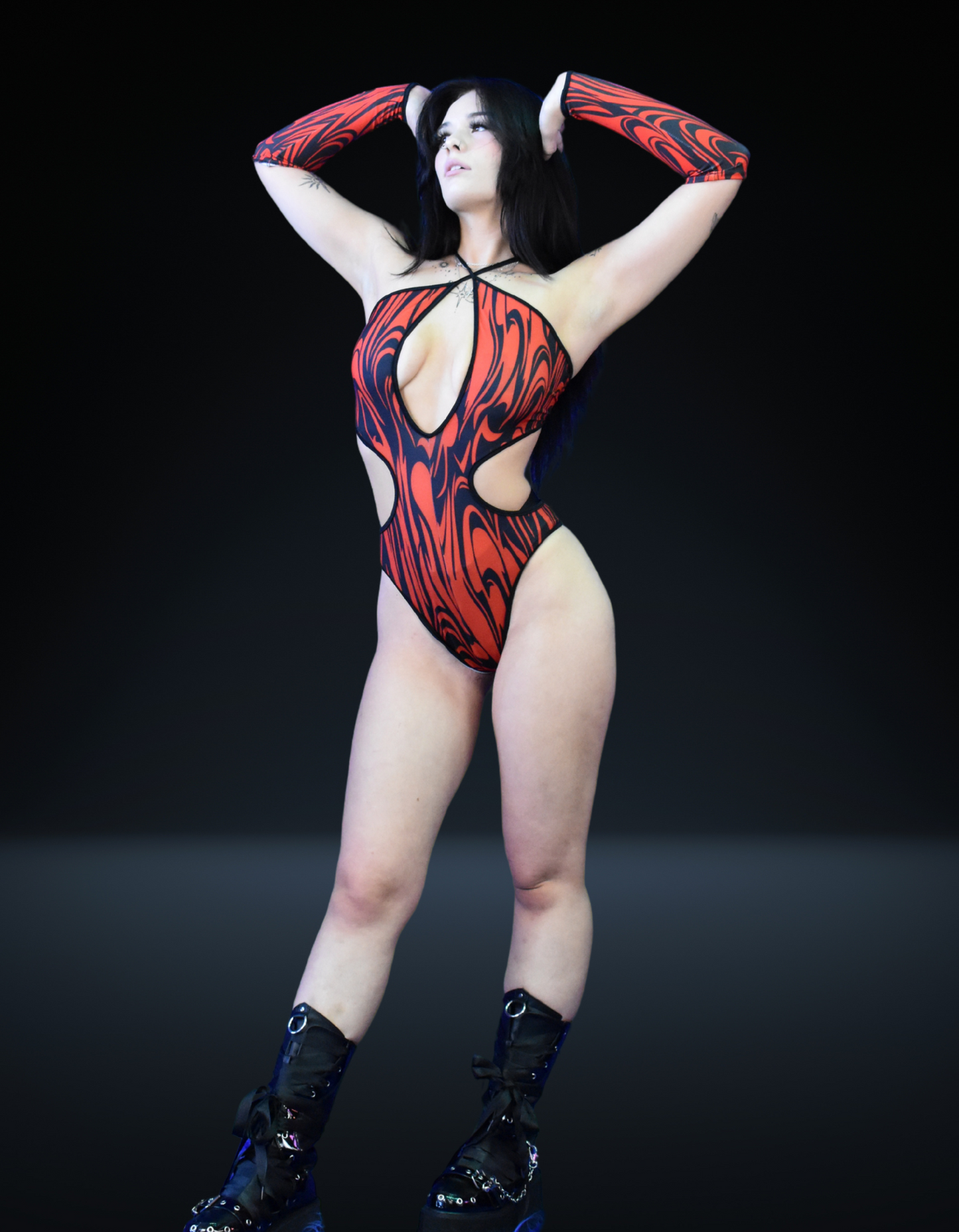 Voyd Cross Bodysuit Set