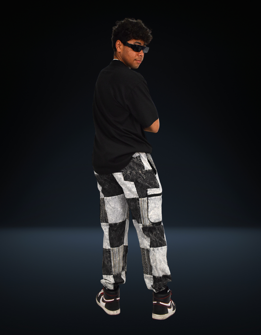 Black and White Flow Pants