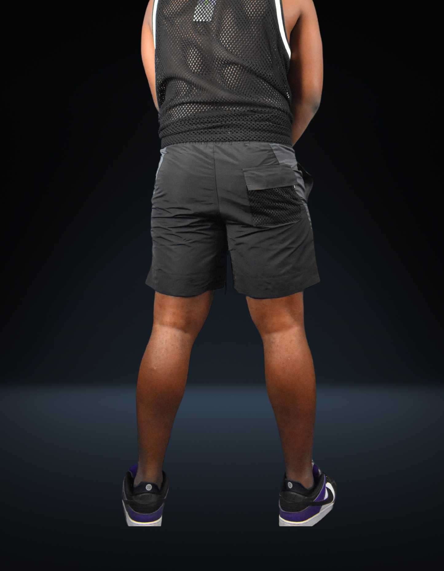 Anti Theft Black Shorts