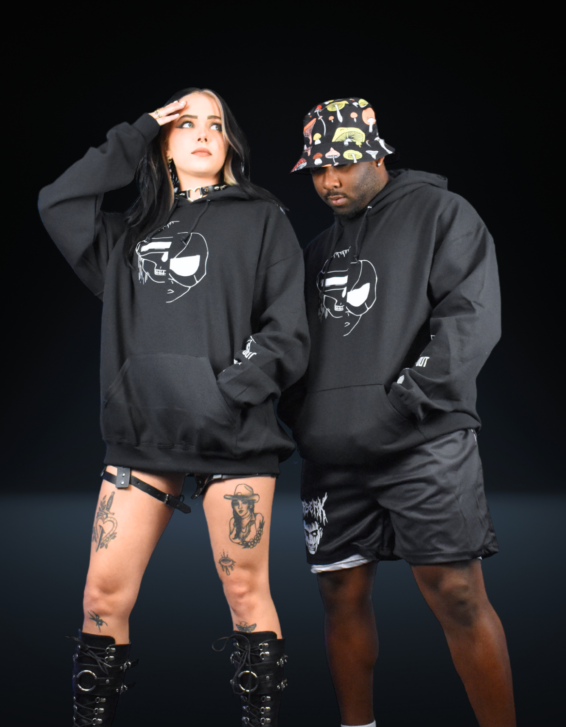 Cyber Skull Hoodie