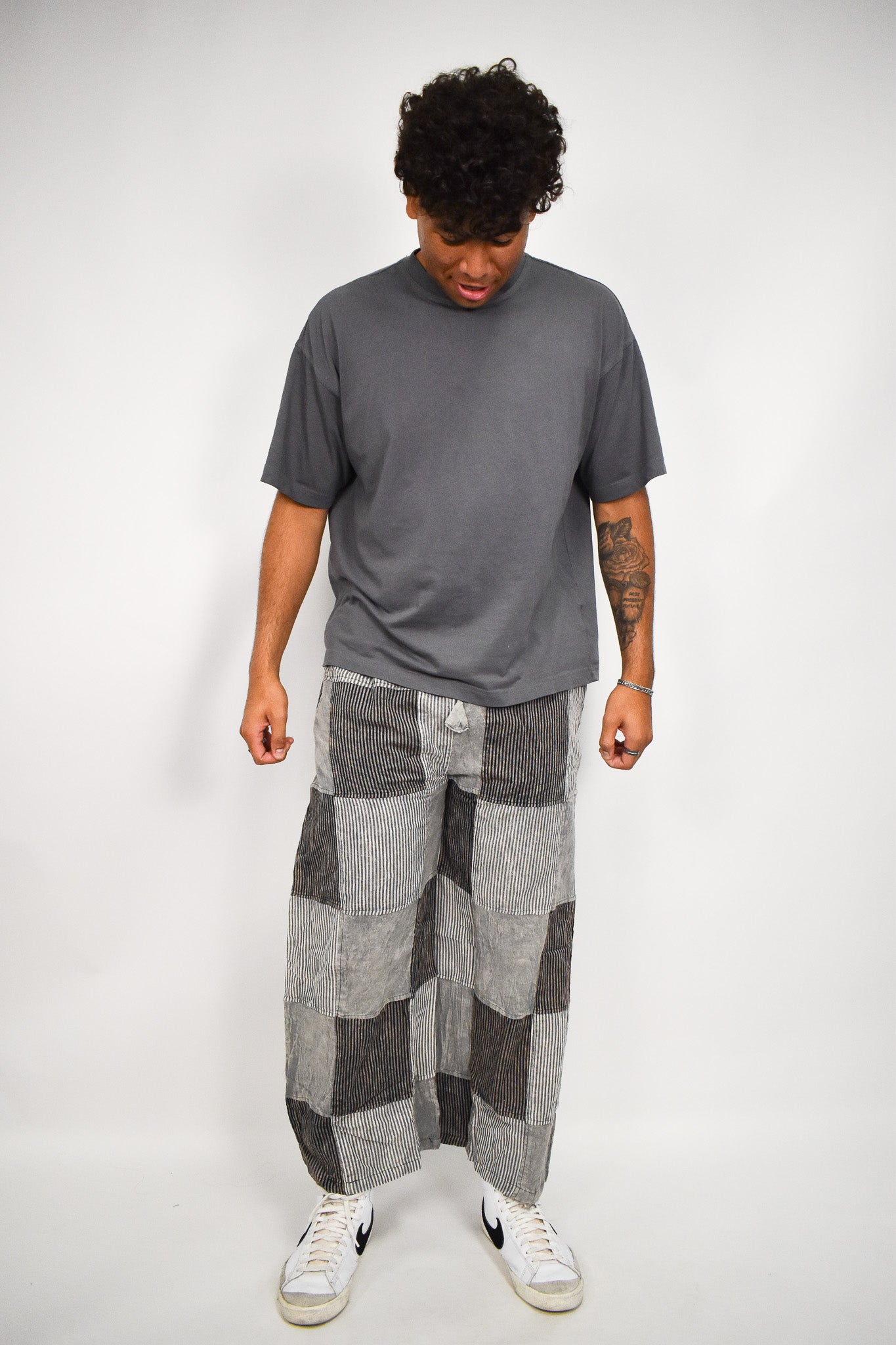 Grey Cali Palazzo Flow Pants